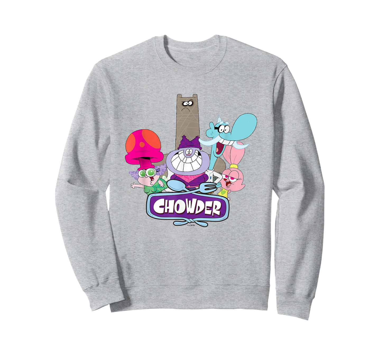 Chowder Main Characters Group Shot Logo T-Shirt