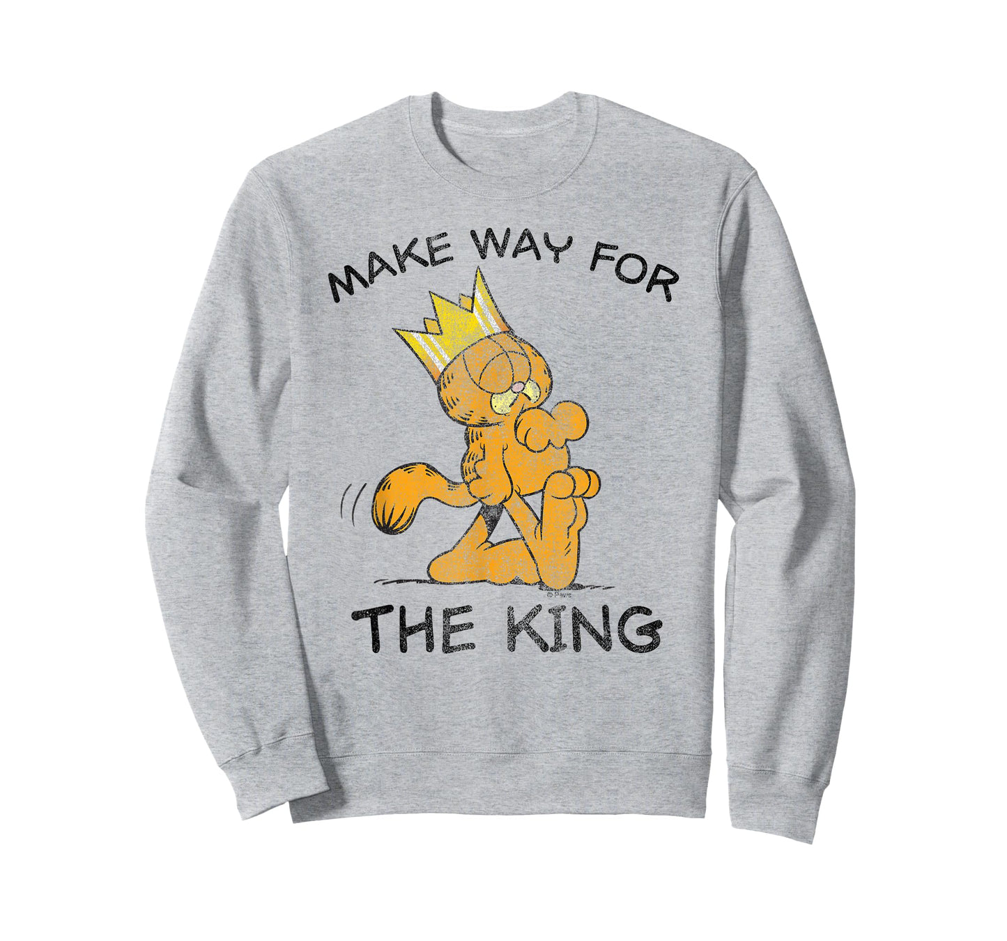 Garfield Make Way for The King Cartoon Cat T-Shirt