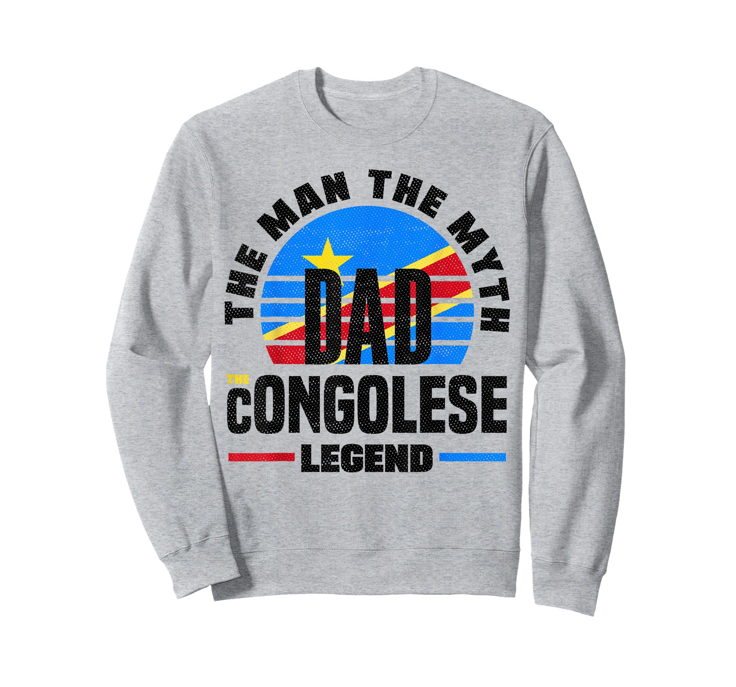 Congolese DR Congo Congolese Flag Fathers Day T-Shirt
