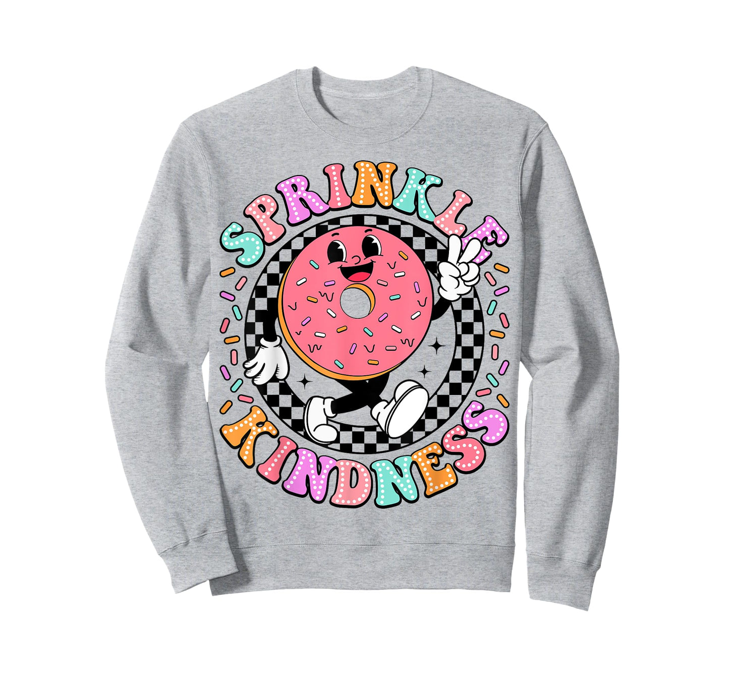 Donut Sprinkle Kindness Funny Girls Women Doughnut Lover T-Shirt