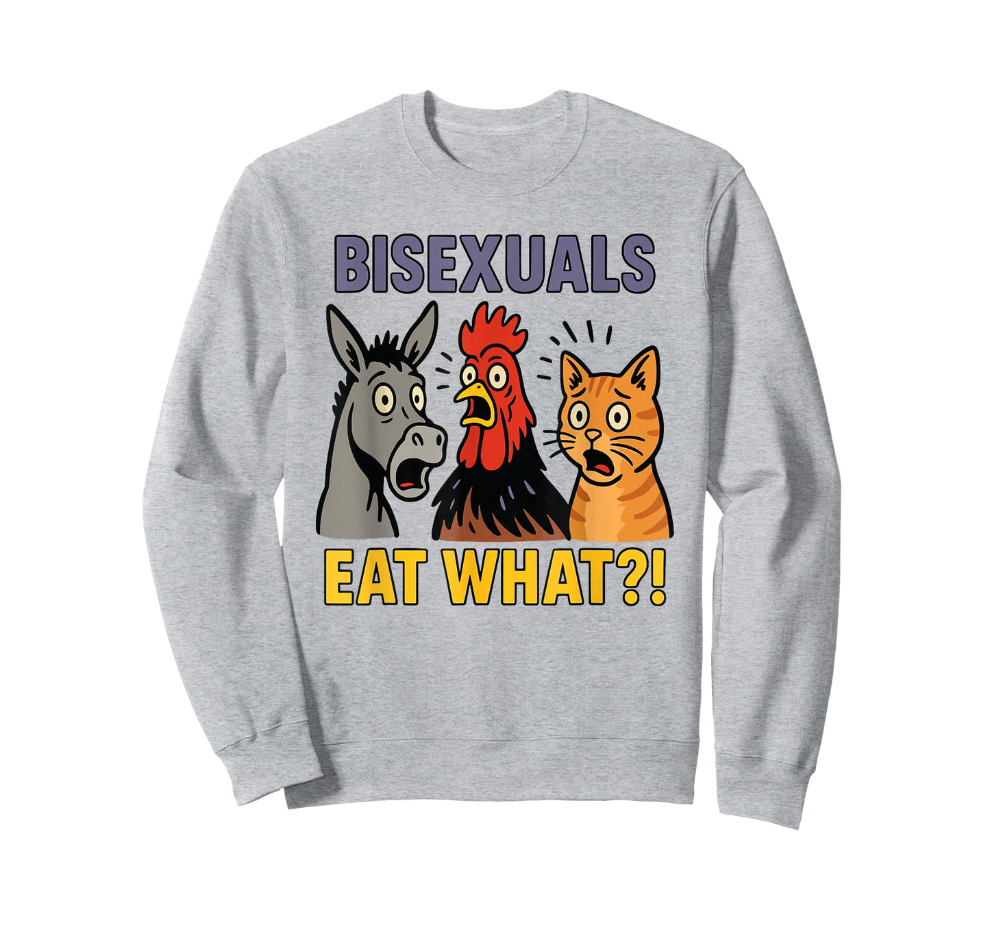 Groovy Bisexuals Funny Eat What Animals Pride LGBTQ T-Shirt