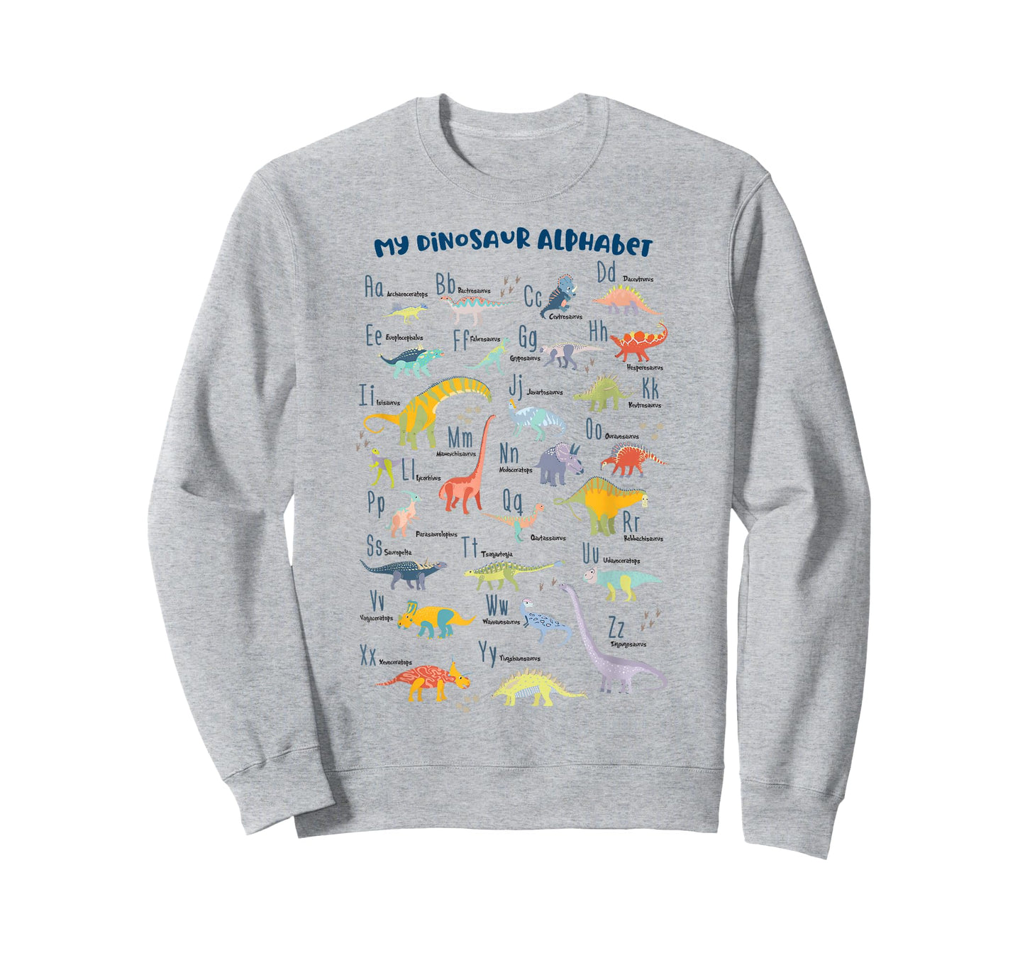 ABC Dino Identification A-Z Types of Dinosaurs Alphabet T-Shirt