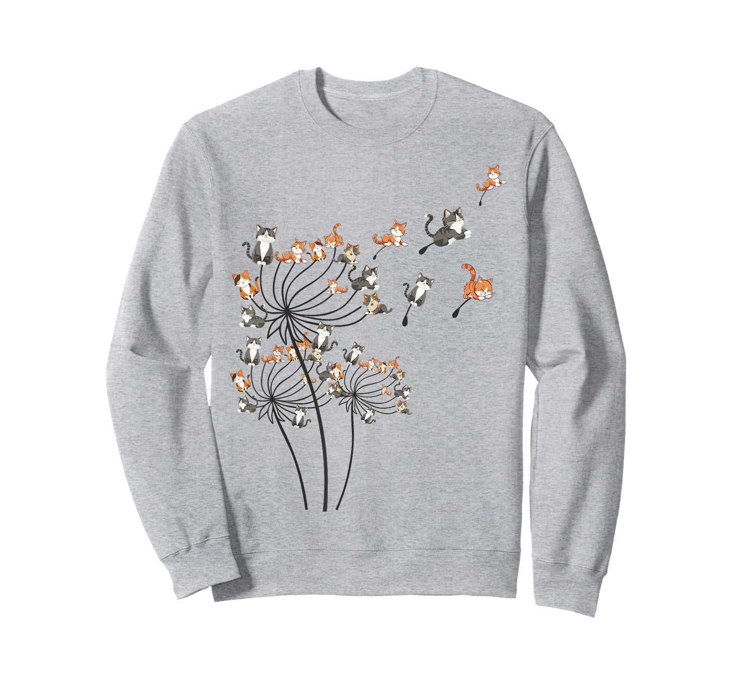 Cat Shirt Cat Shirts for Women Girls Cute Dandelion T-Shirt