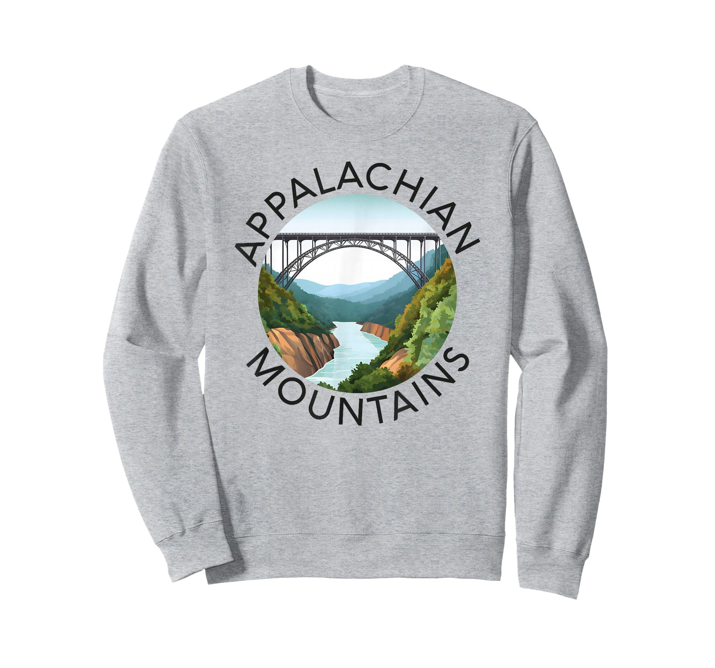 Appalachian Mountains New River Gorge Bridge West Virginia T-Shirt