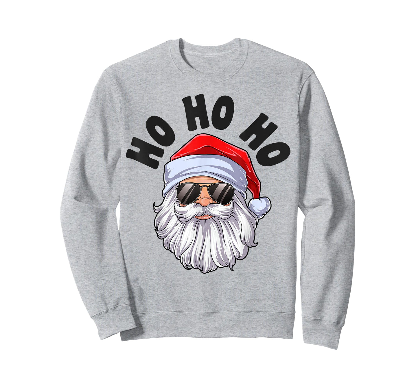 Ho Ho Ho Christmas Santa Funny Xmas Boys Girls Sunglasses T-Shirt