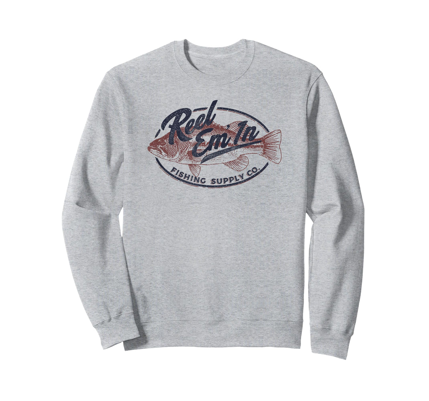 Trendy Reel Em' In Fishing Supply Co. Logo T-Shirt