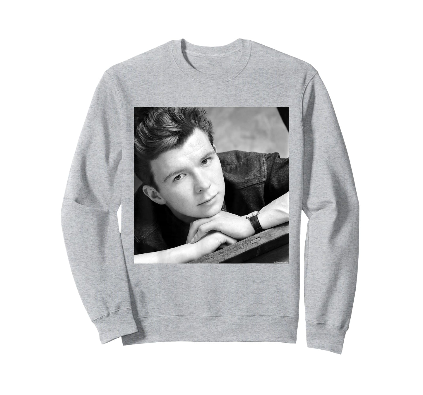 Rick Astley Never Gonna Give You Up Portrait By Simon Fowler T-Shirt