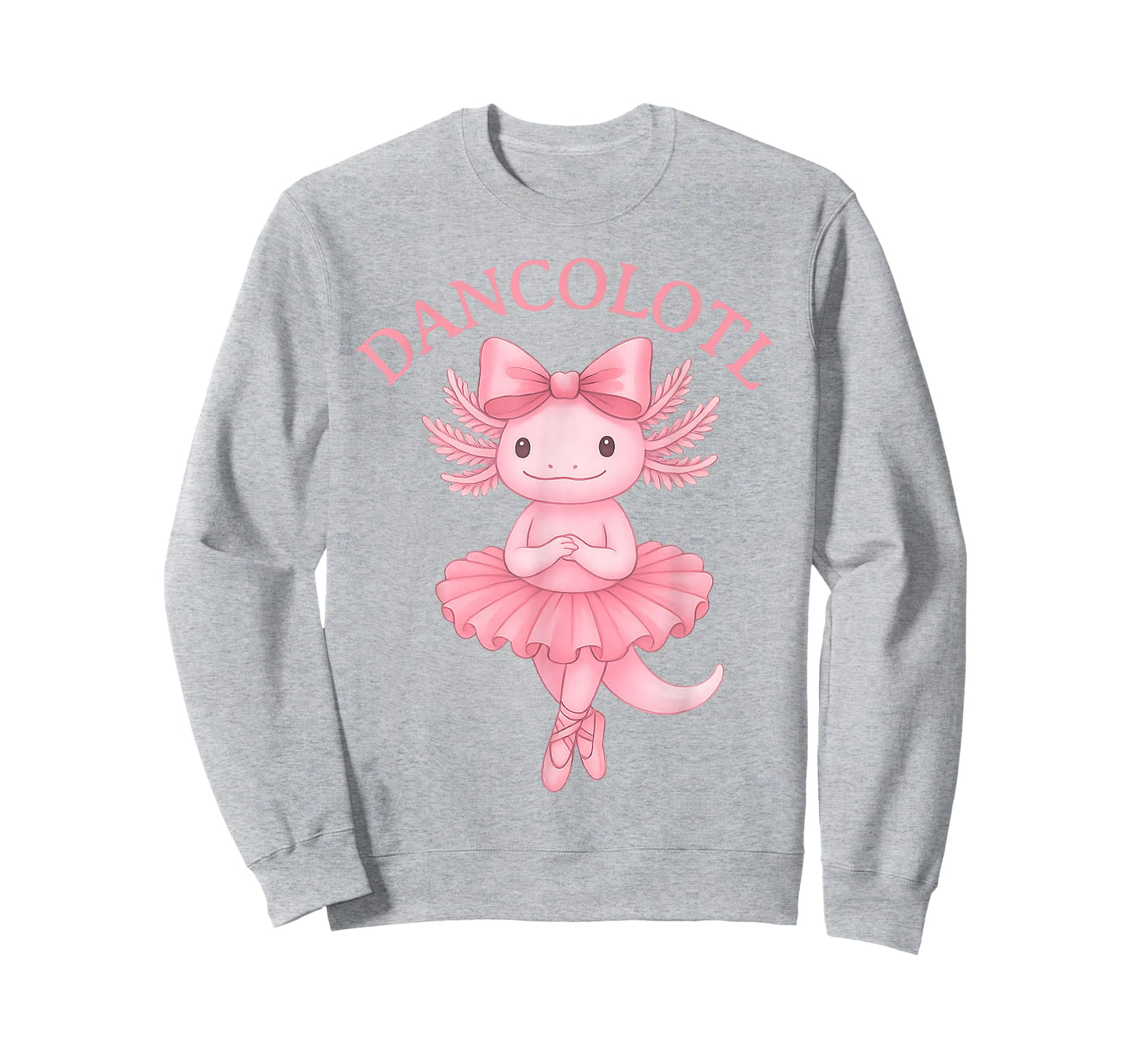 Ballerina Axolotl Coquette Bow Dancolotl Girls Ballet Dance T-Shirt