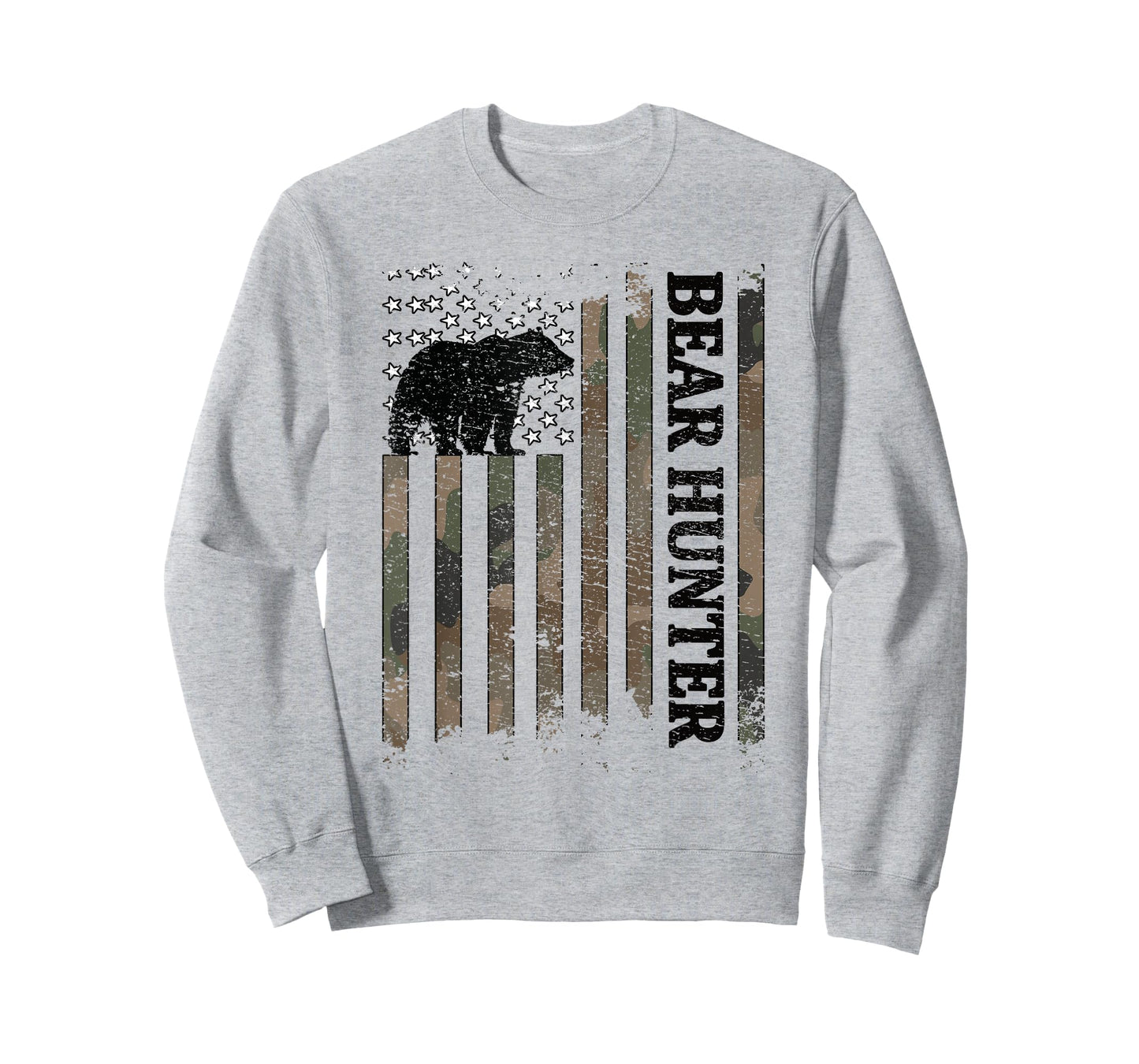 Bear Hunter American Flag Bear Hunting Lover T-Shirt