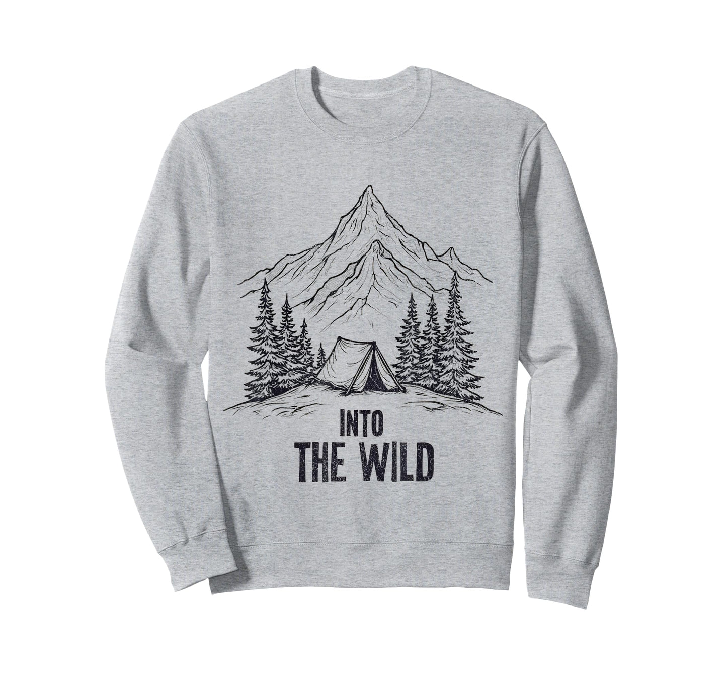 Wild Camping Adventure Nature Mountains Hiking T-Shirt