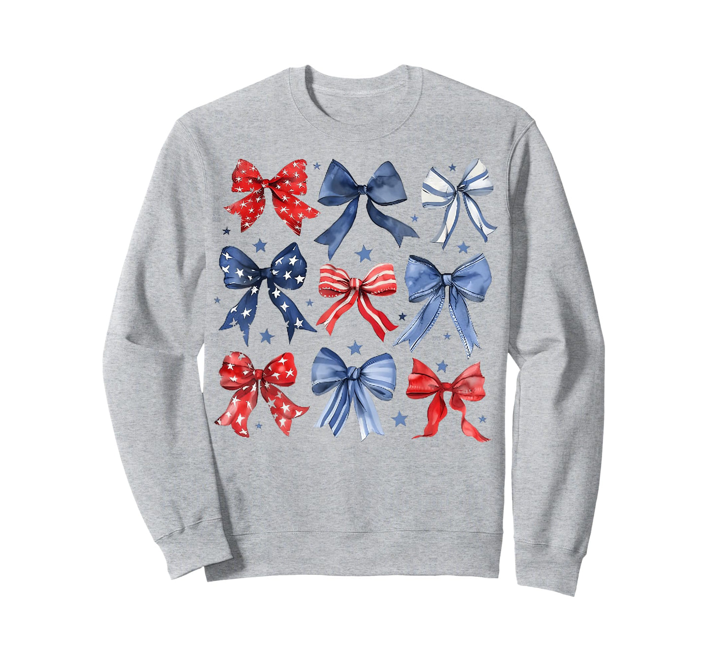 4th of July America Patriotic Bow Ribbon T-Shirt
