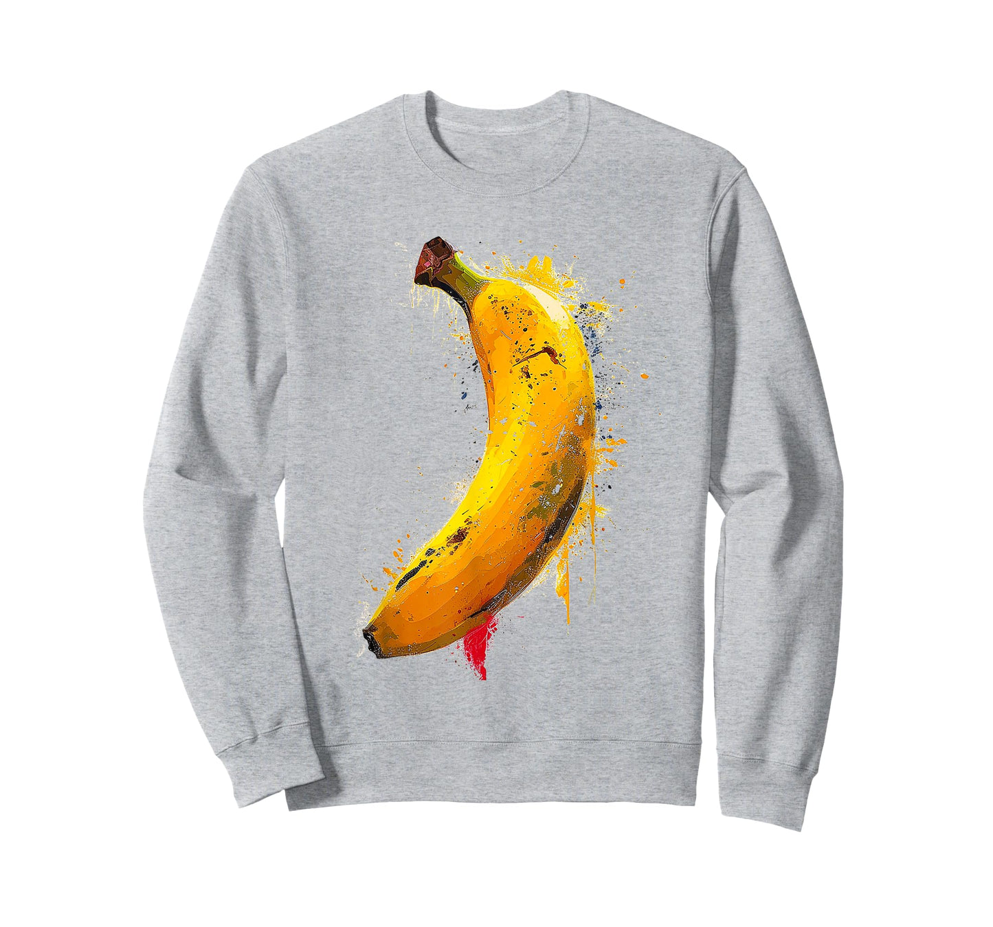 Banana Abstract Graphic Painting Art Fruit Banana T-Shirt