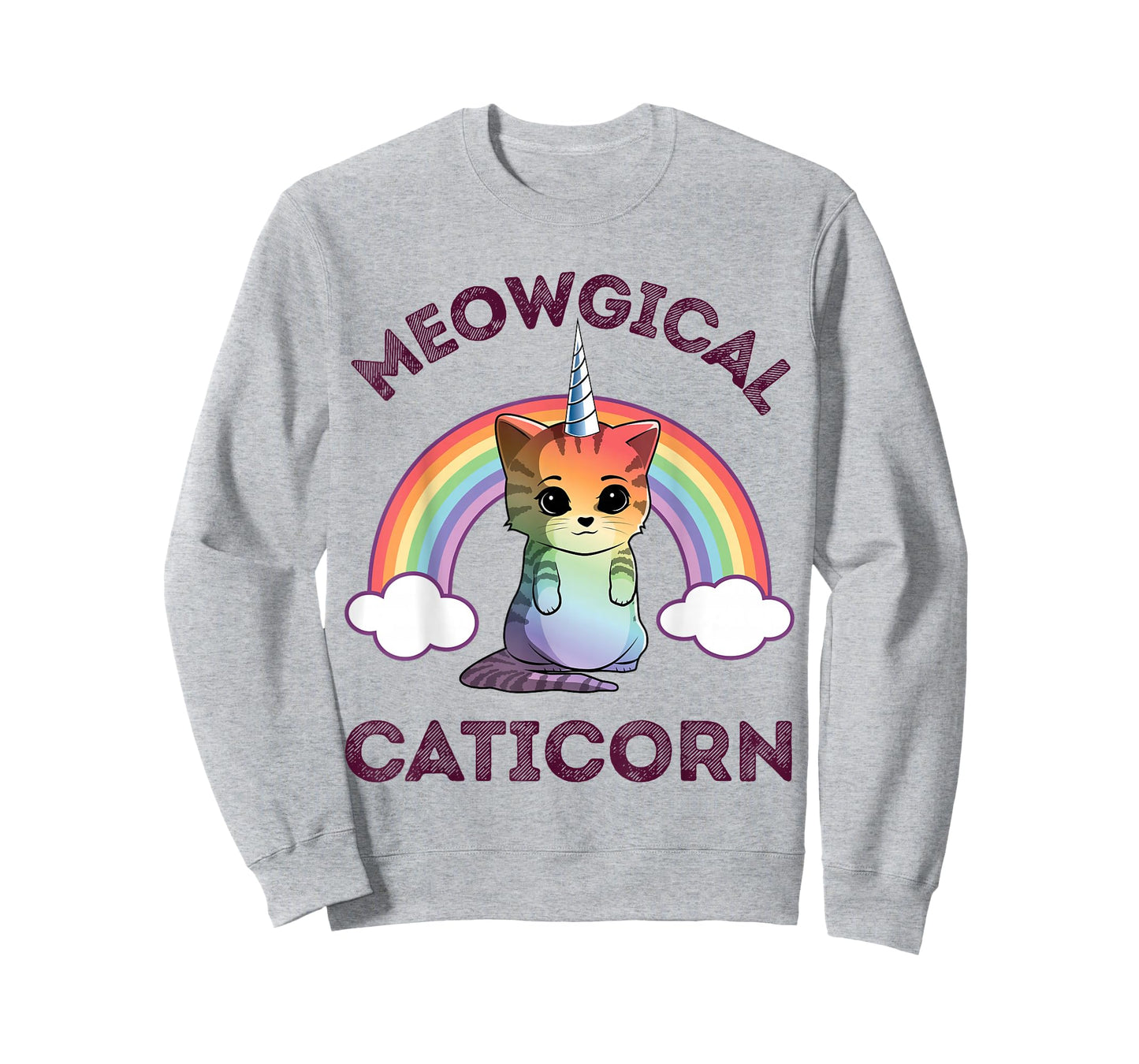 Meowgical Caticorn T Shirt Cat Unicorn Girls Women Kittycorn T-Shirt