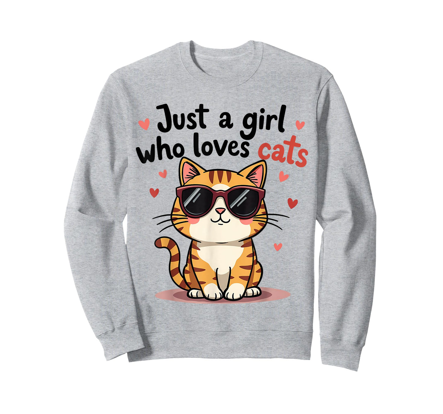 Cats Just A Girl Who Loves Cats T-Shirt