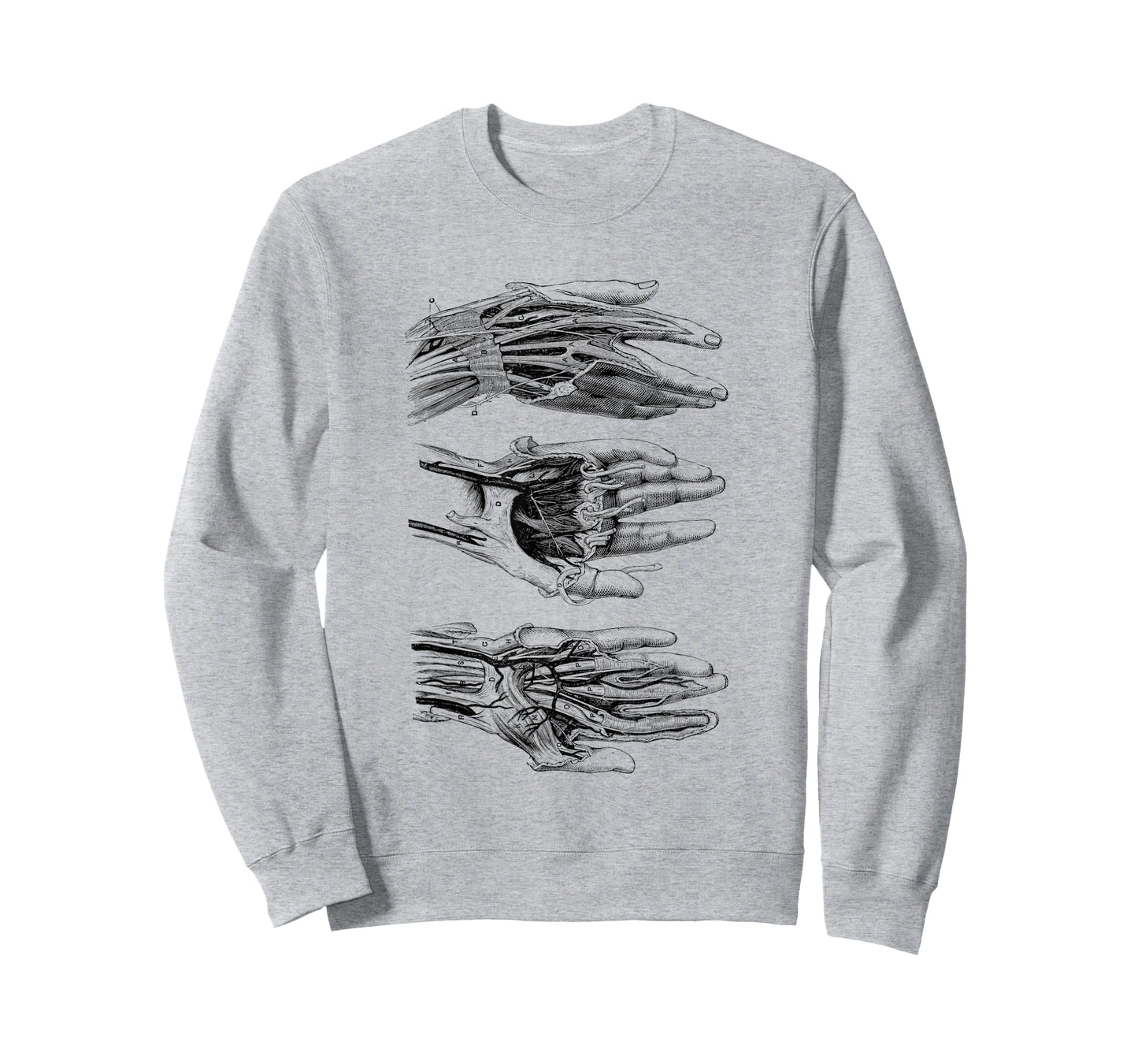 Arteries of the Human Hand Vintage Anatomy T-Shirt