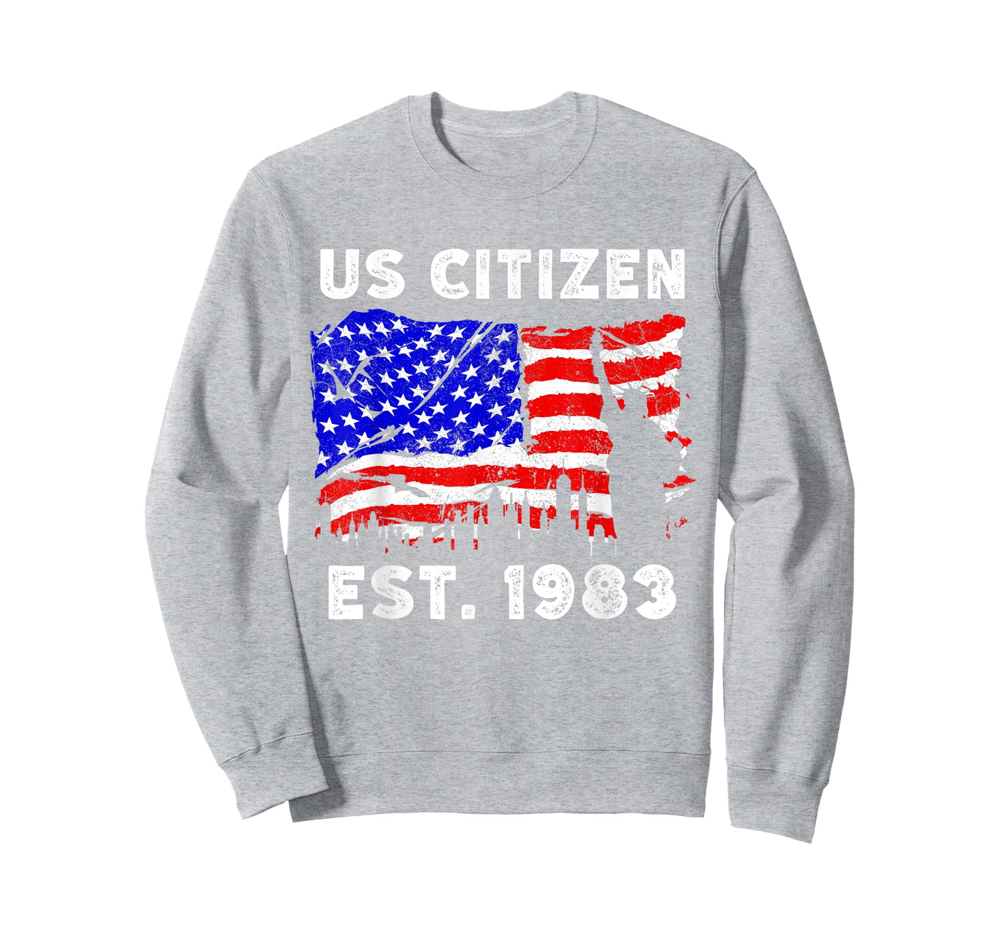 Proud US Citizen Est. Since 1983 For New American USA T-Shirt