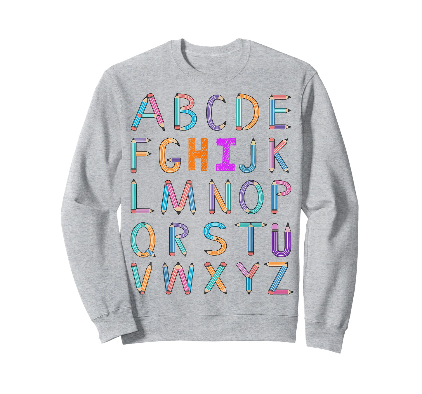 Back to School Kindergarten Alphabet ABC Teacher Women Kids T-Shirt