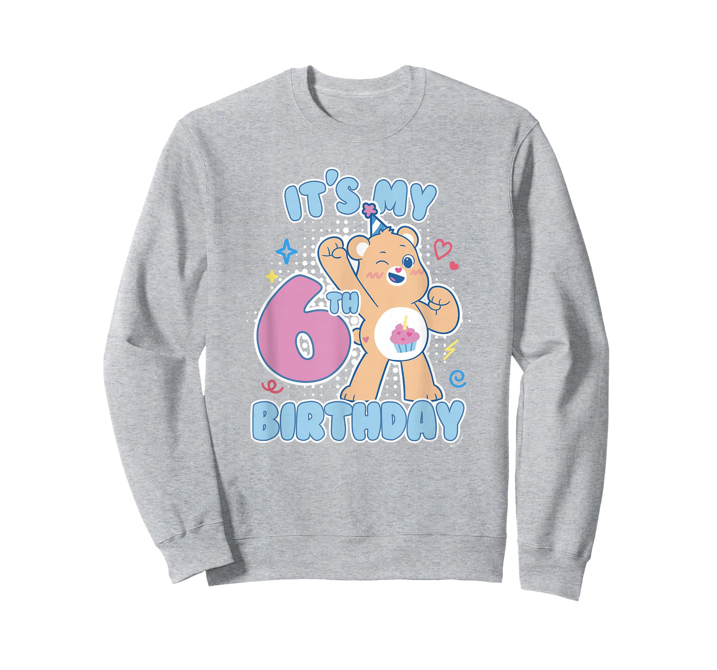 Care Bears Birthday Bear It's My 6th Birthday Celebration T-Shirt
