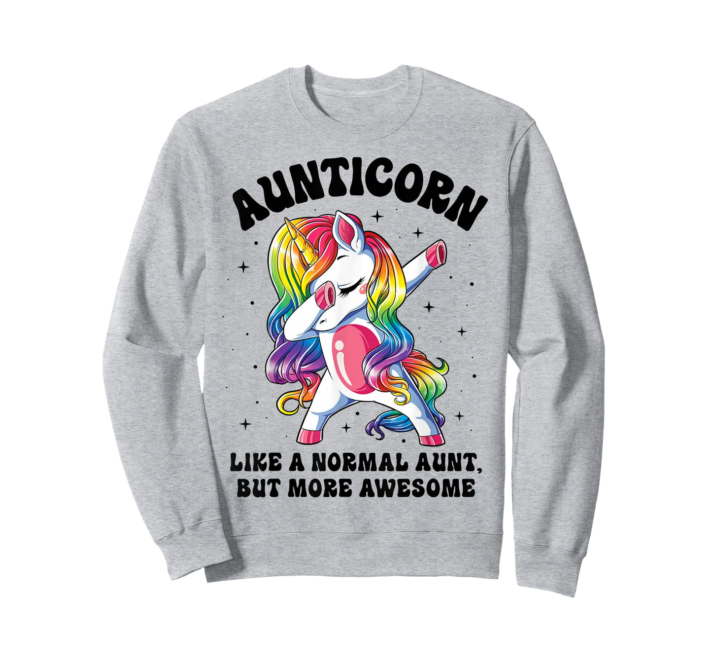 Aunticorn Like Normal Aunt But More Awesome Dabbing Unicorn T-Shirt