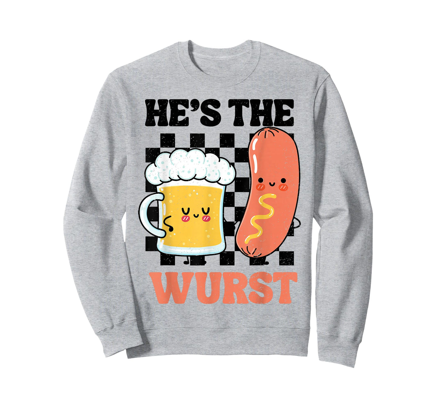 Oktoberfest German Drinking He's The Wurst Couple Matching T-Shirt