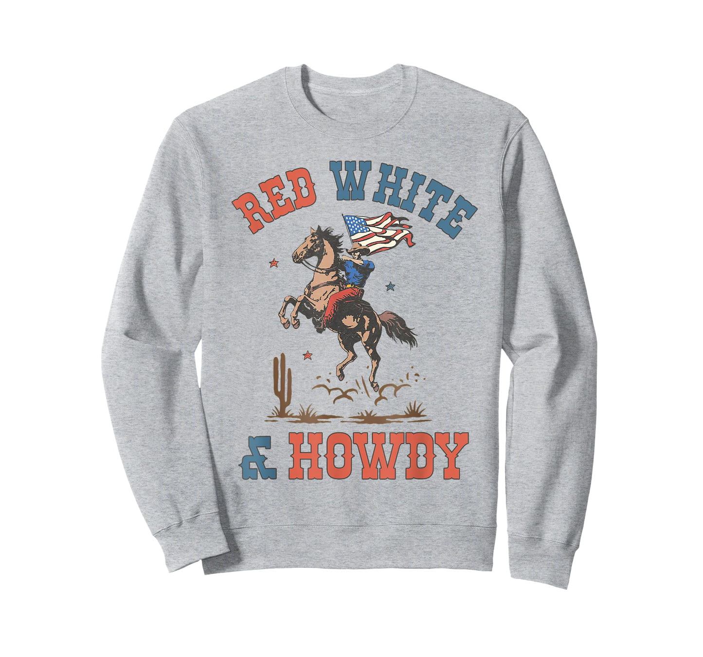 Howdy Western Country USA Flag 4th Of July Independence Day T-Shirt