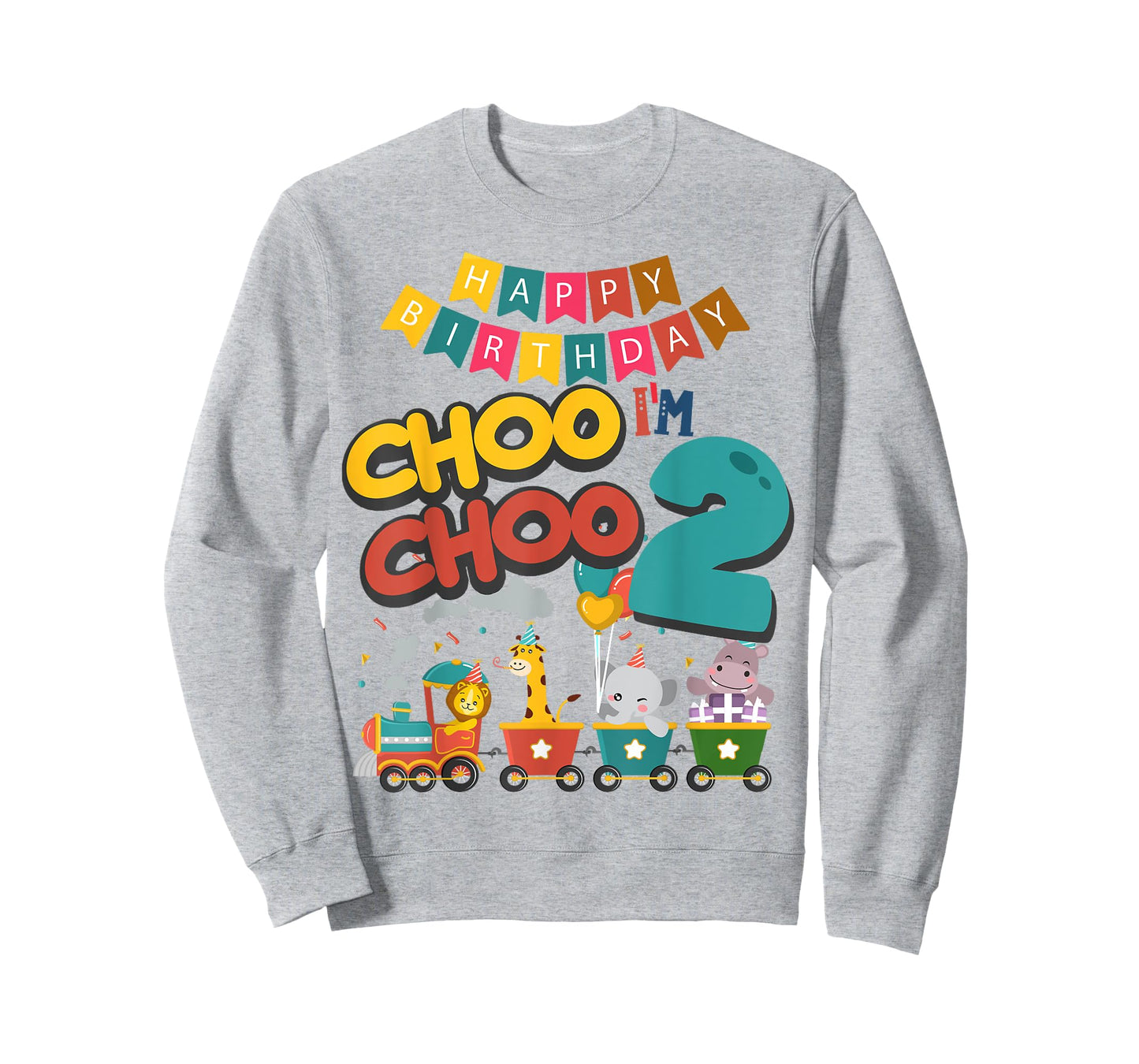 Choo Choo Train I Am Two Idea For Kids & 2nd birthday T-Shirt