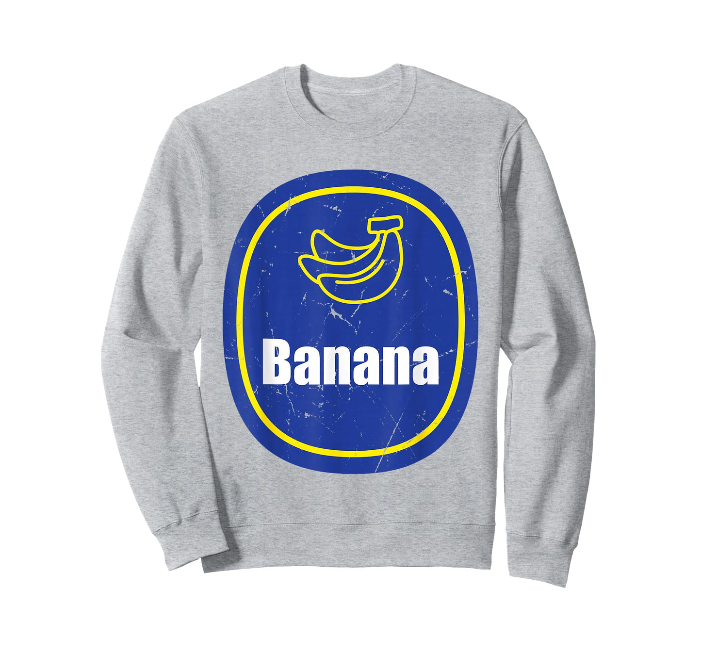 Banana Sticker Costume Cute Easy Fruit DIY Halloween T-Shirt