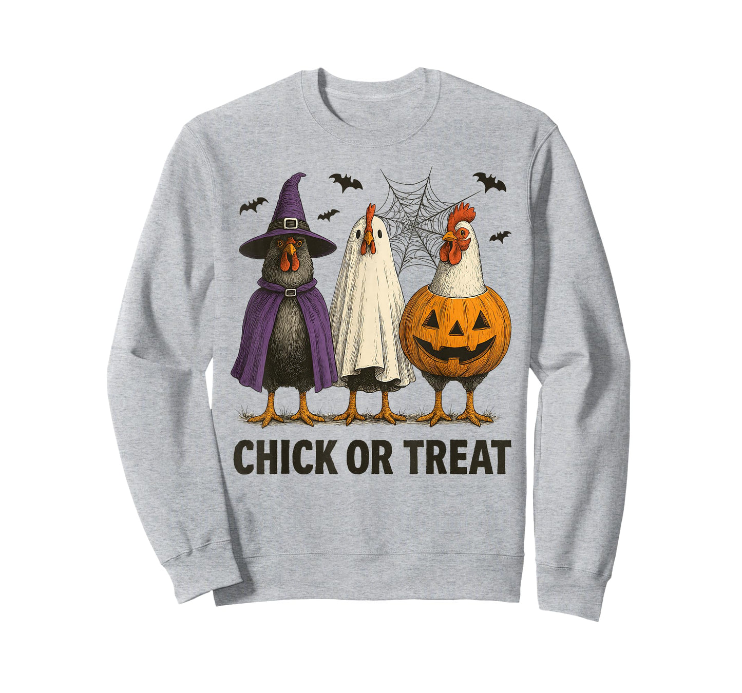 Chicken Chick Or Treat Funny Halloween Costume Farmer T-Shirt