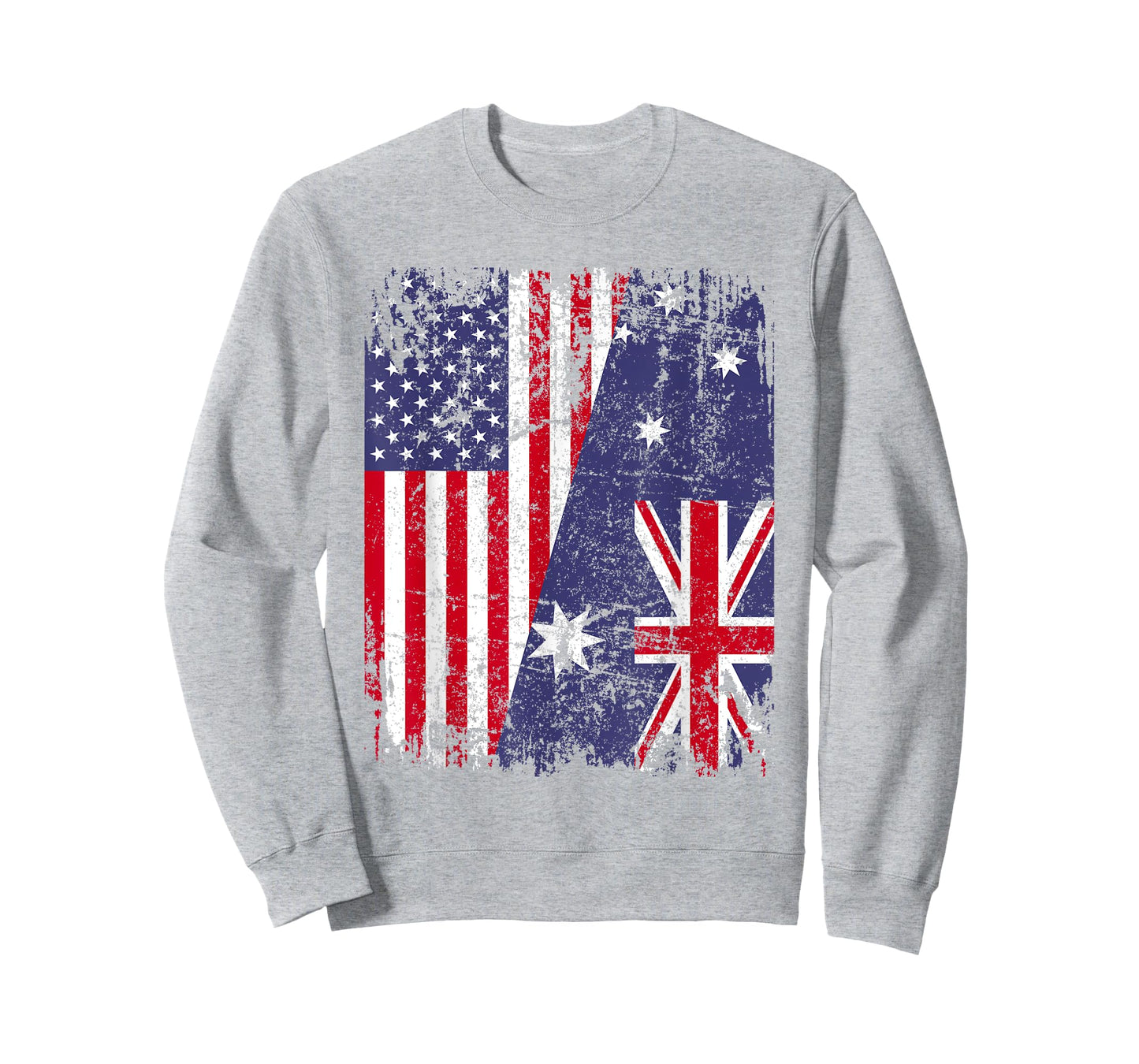 AUSTRALIAN ROOTS | Half American Flag | AUSTRALIA T-Shirt for Women Kids Men