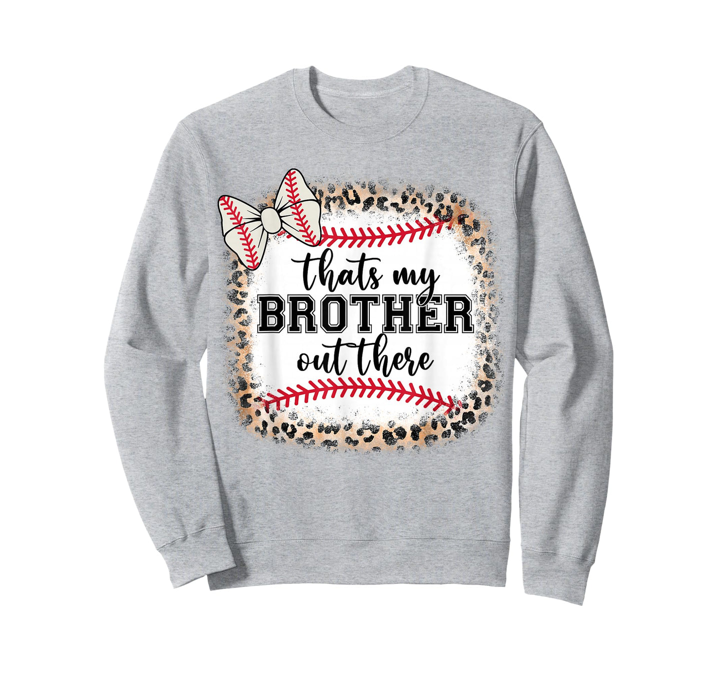 Cute Baseball Sister Thats My Brother Out There Mom Girl T-Shirt