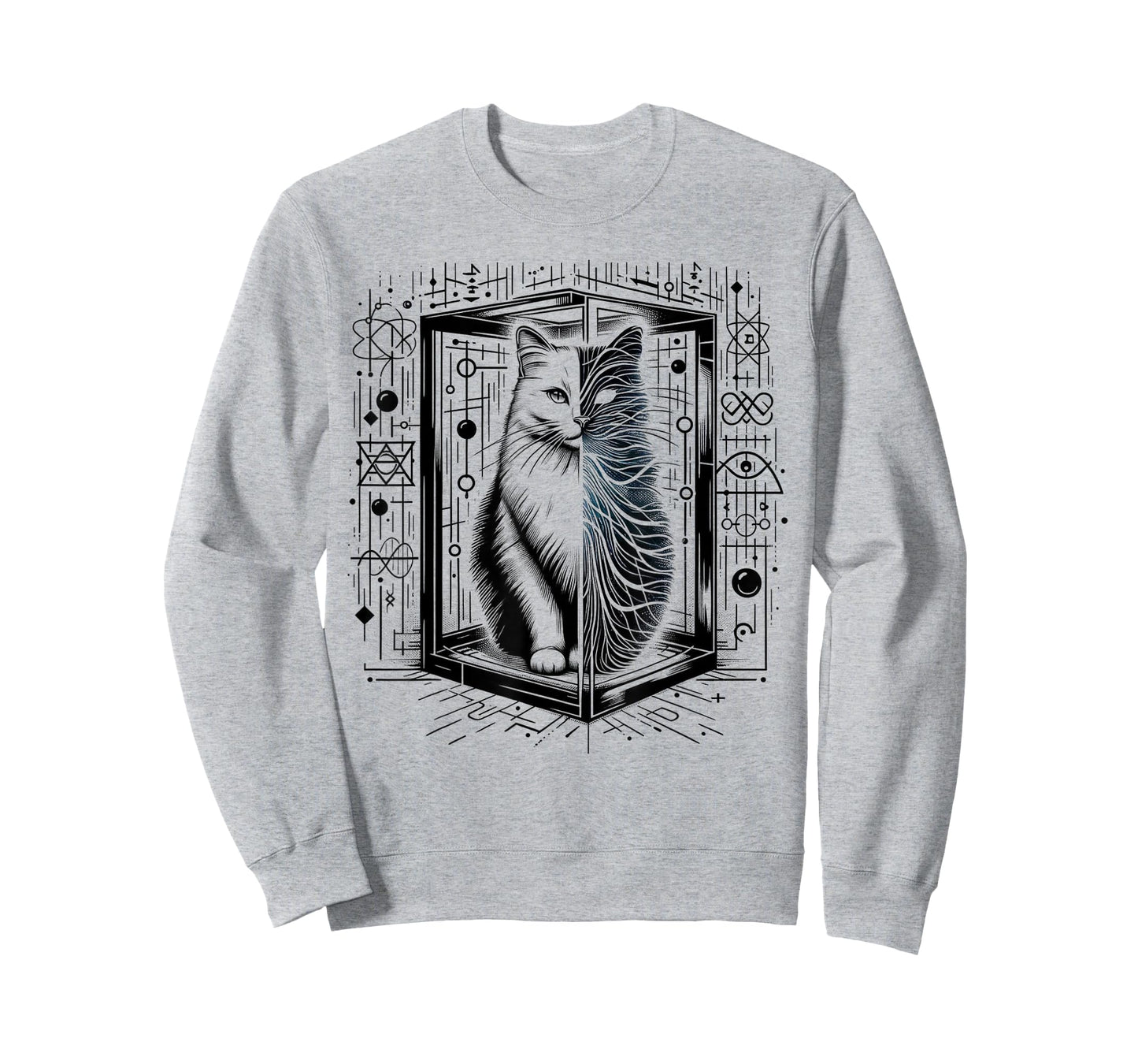 Funny Physics Schrödinger's cat in a Box Quantum Physics T-Shirt
