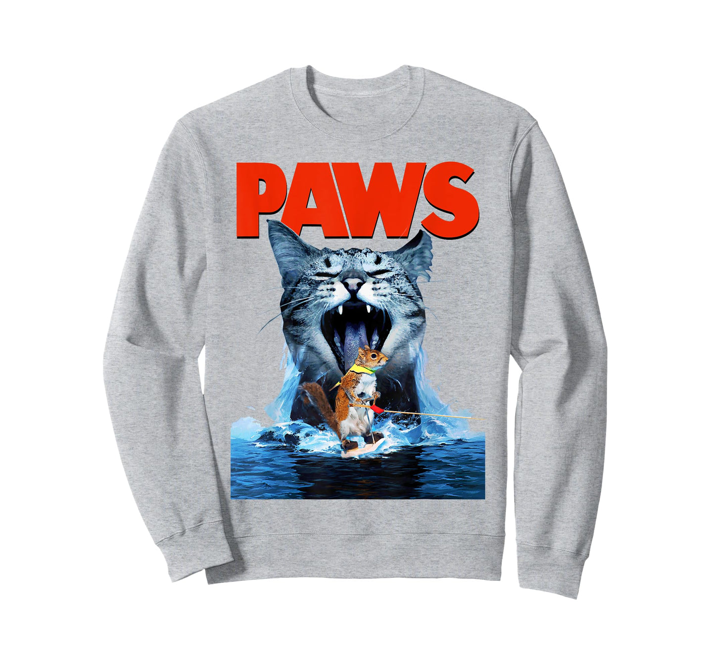 Paws Cat Lover, Horror Movie Parody T Shirt T-Shirt