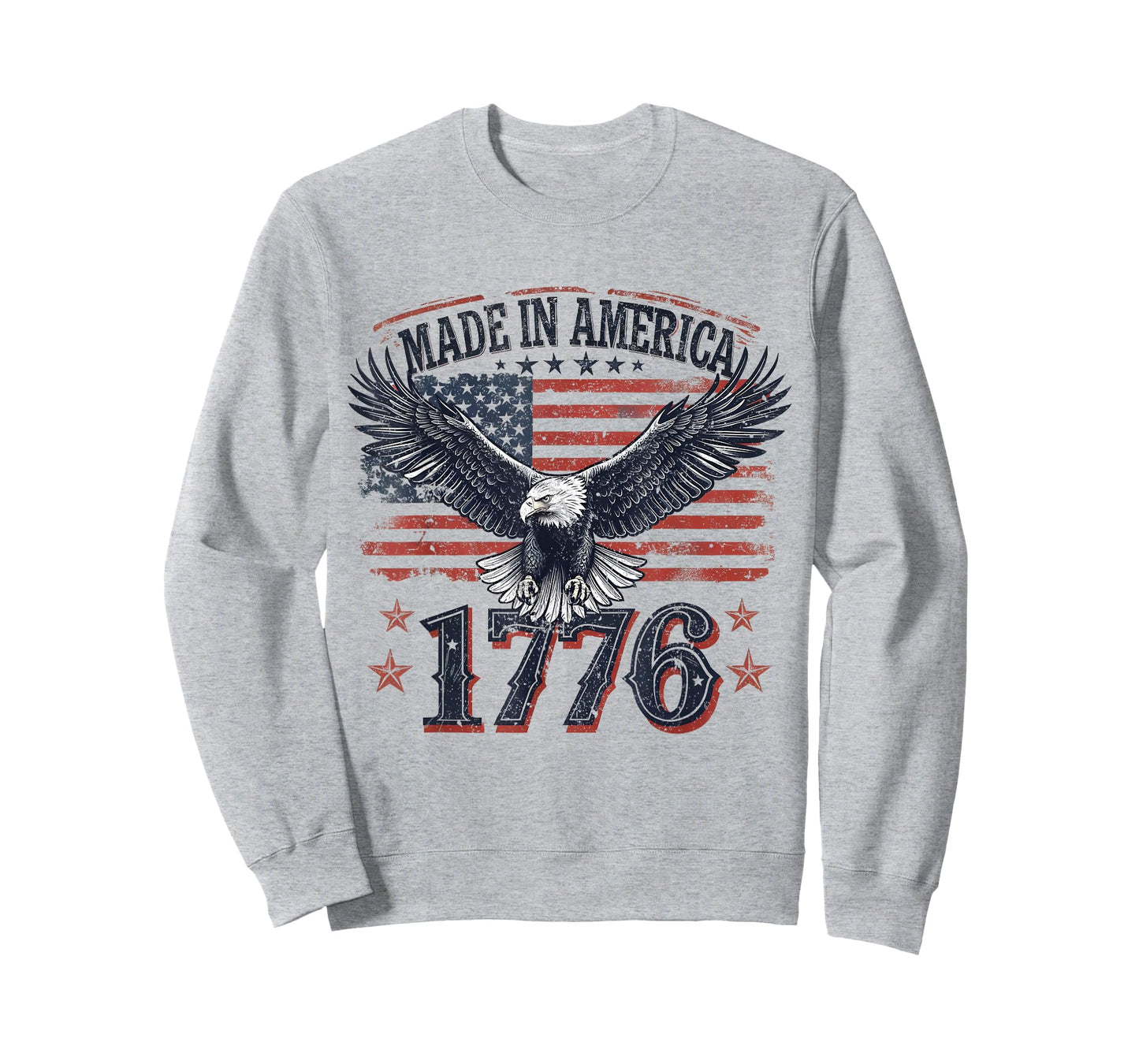 Made in America 1776 Eagle USA Patriotic 4th of July T-Shirt