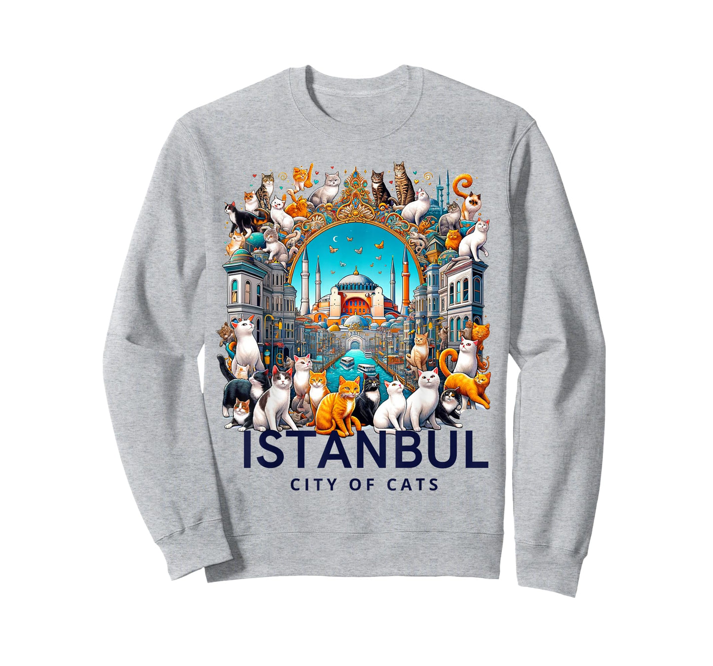 City of Cats, Istanbul - Turkish Art T-Shirt