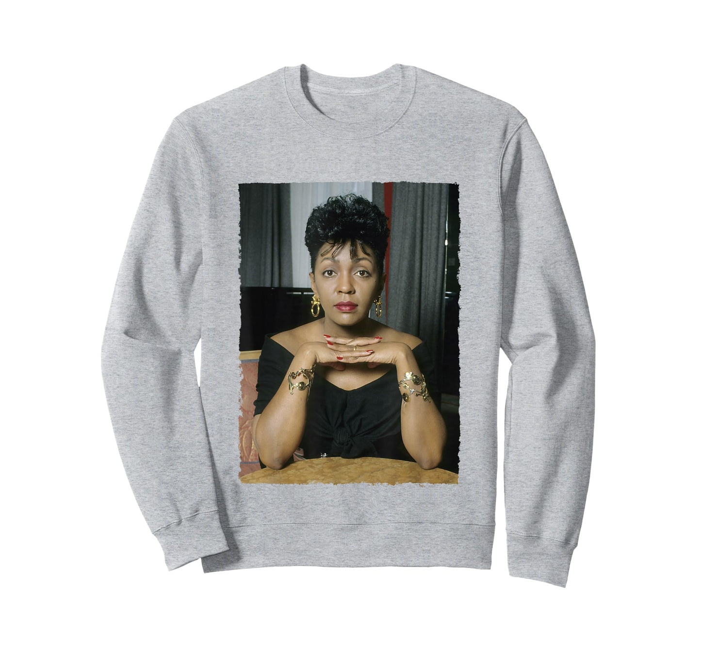 Singer Anita Baker Distress Edge By Stephen Wright T-Shirt