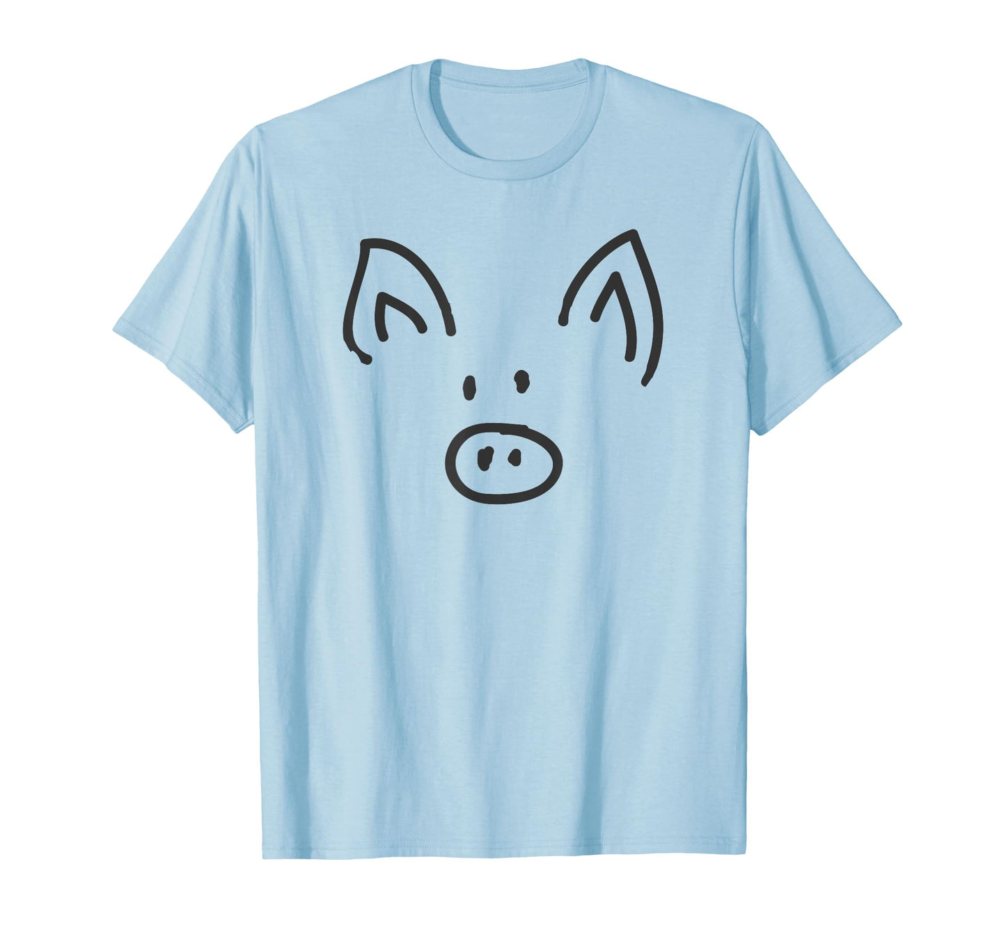 Cute Pig Face and Snout - Pig T-Shirt