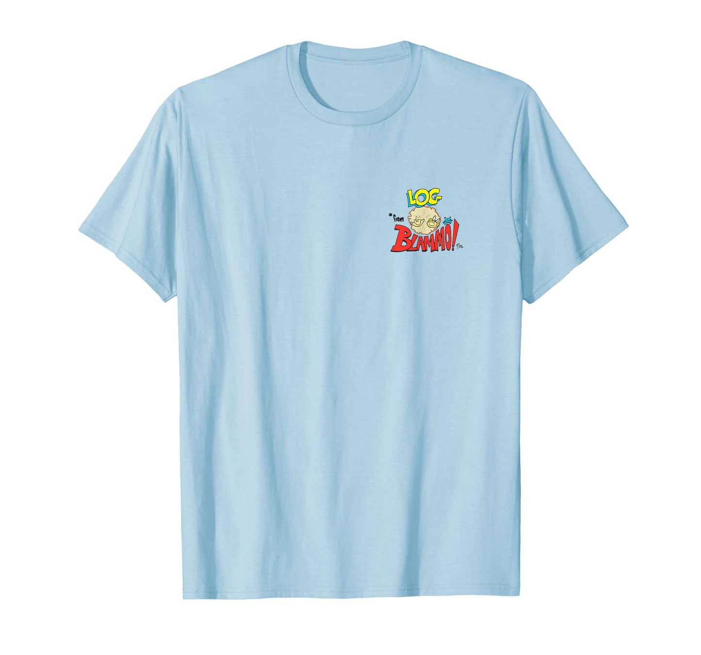 Ren and Stimpy It's Log From Blammo Front and Back Cartoon T-Shirt