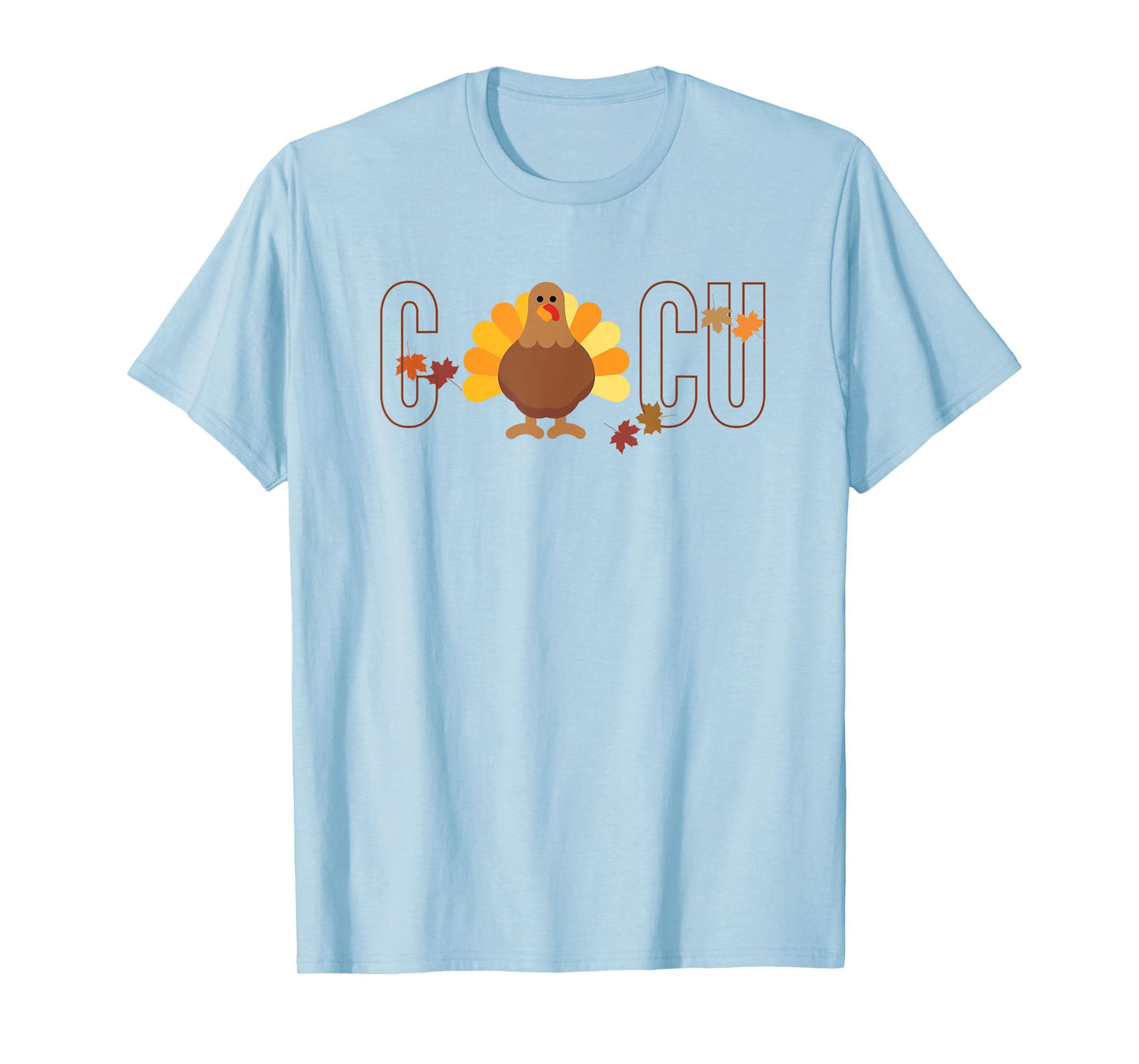 CICU Nurse Fall Cardiac Intensive Care Unit Thanksgiving T-Shirt