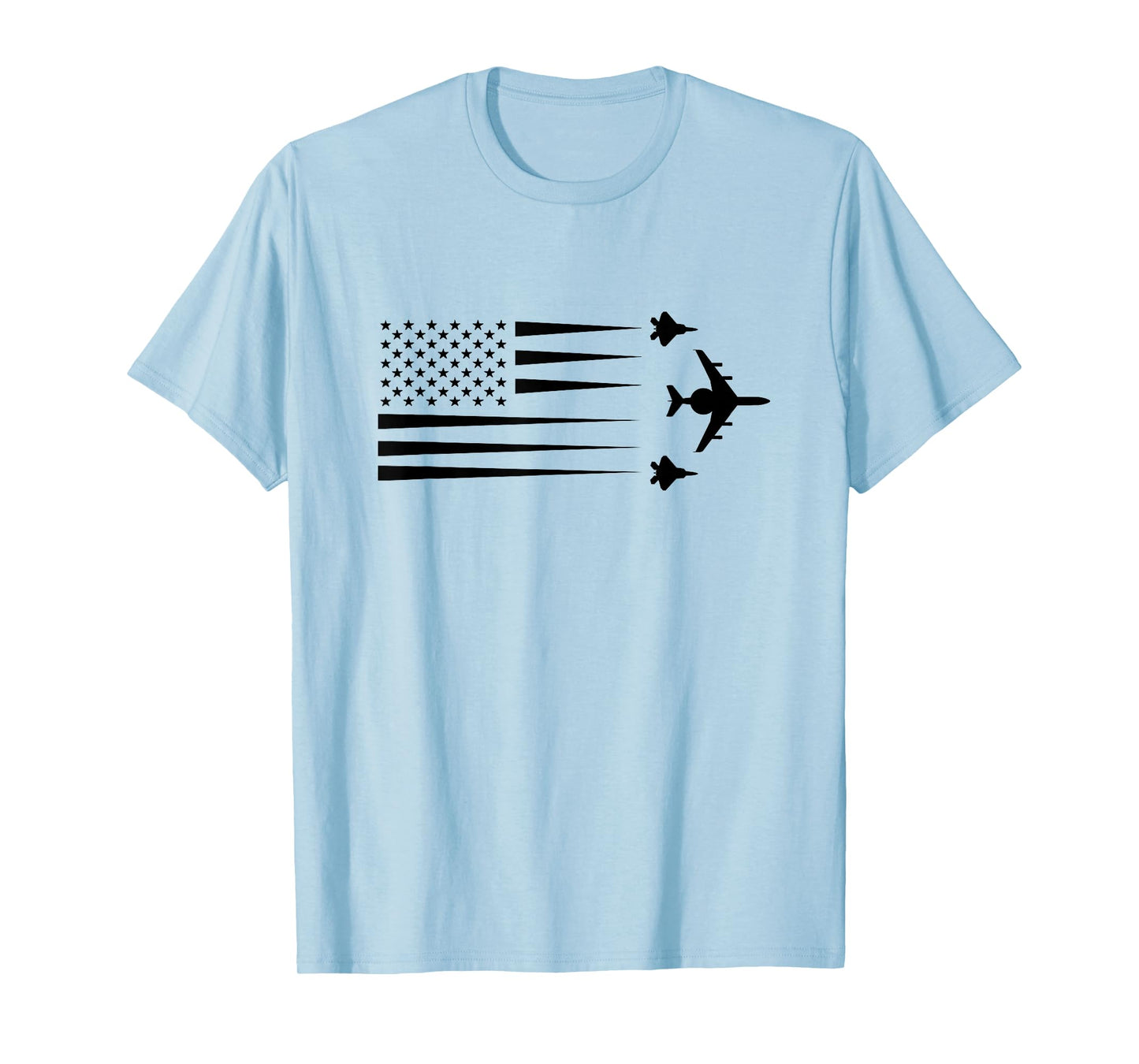 E-3 E3 Sentry AWACS Jet Fighter Airplane US American tshirt T-Shirt