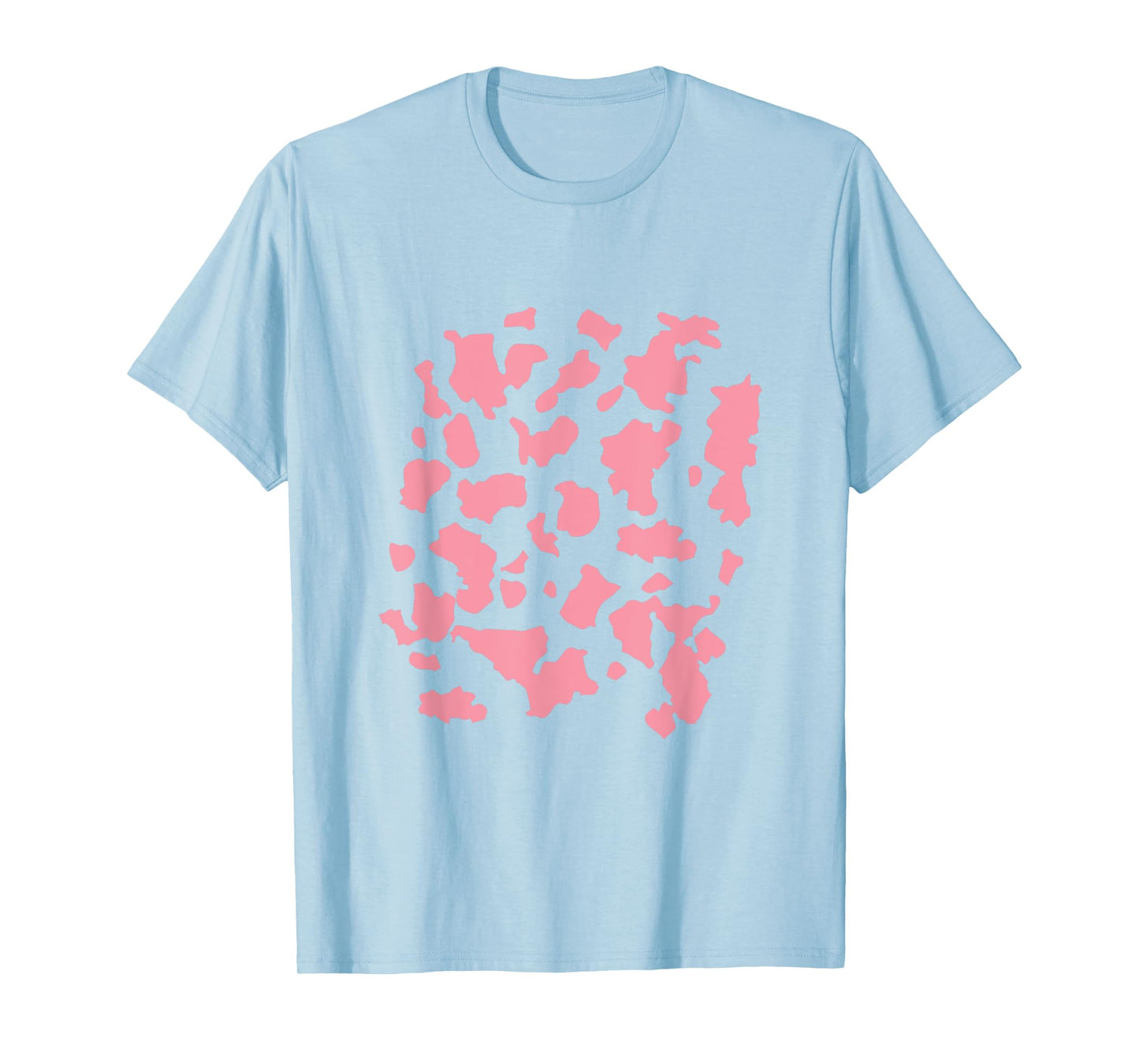 cute Pink Cow Print Aesthetic Pattern For Animal lovers T-Shirt
