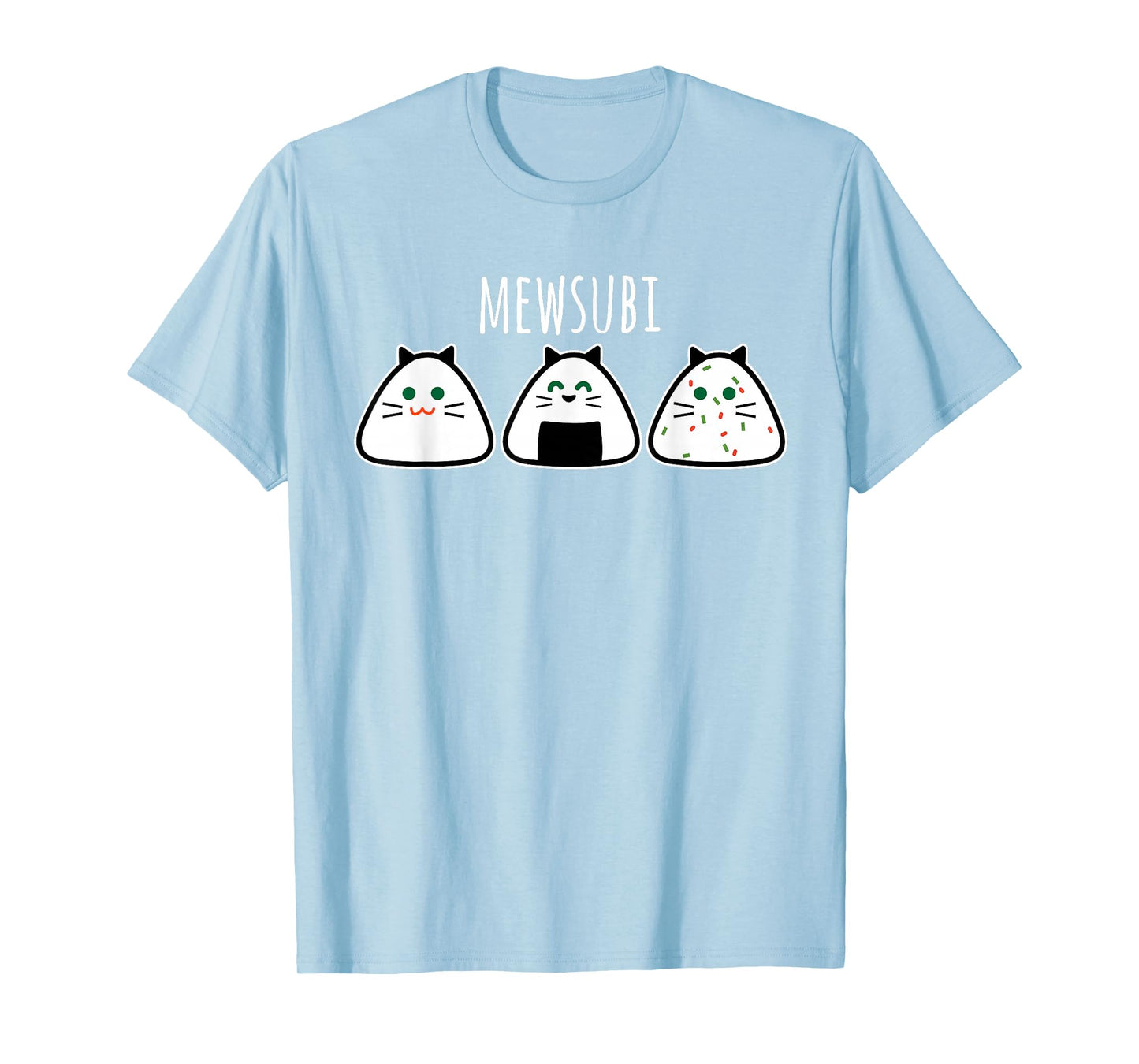 Funny Kawaii Cat Shirt Musubi Sushi T-Shirt