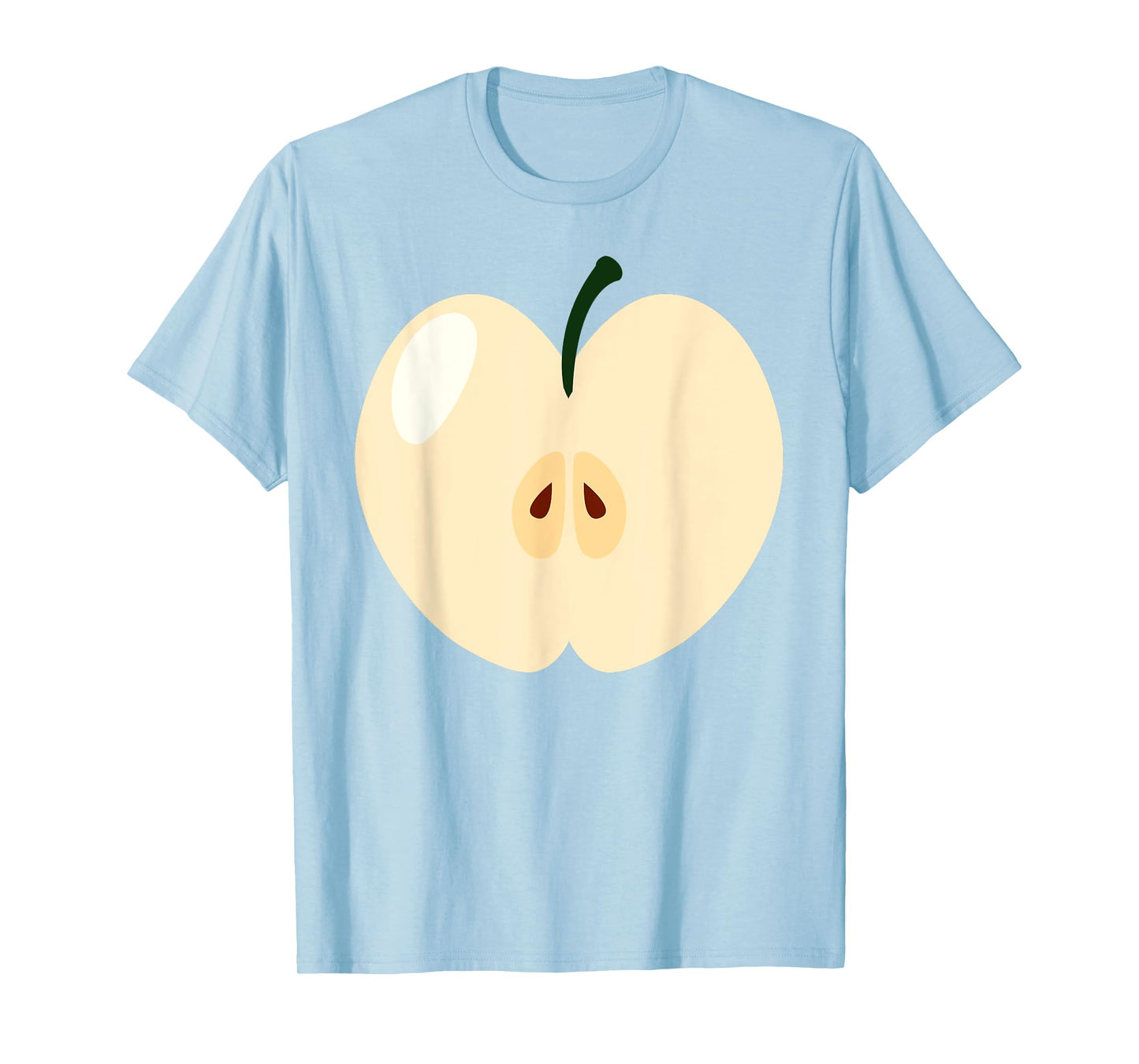 Green Apple Easy Funny Matching Halloween Costume Men Women T-Shirt