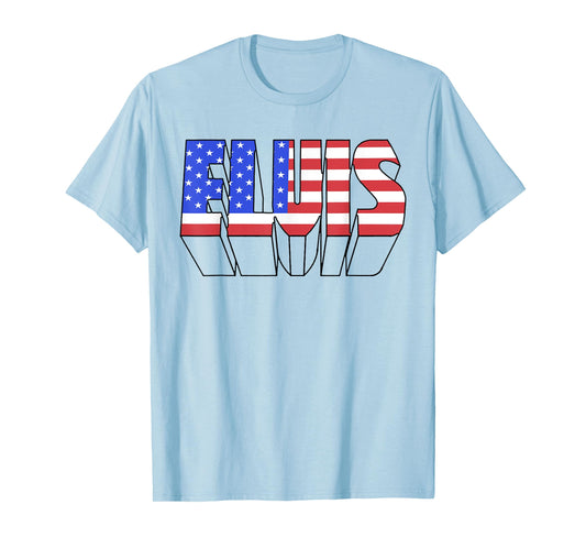 Elvis Presley American Flag T-Shirt
