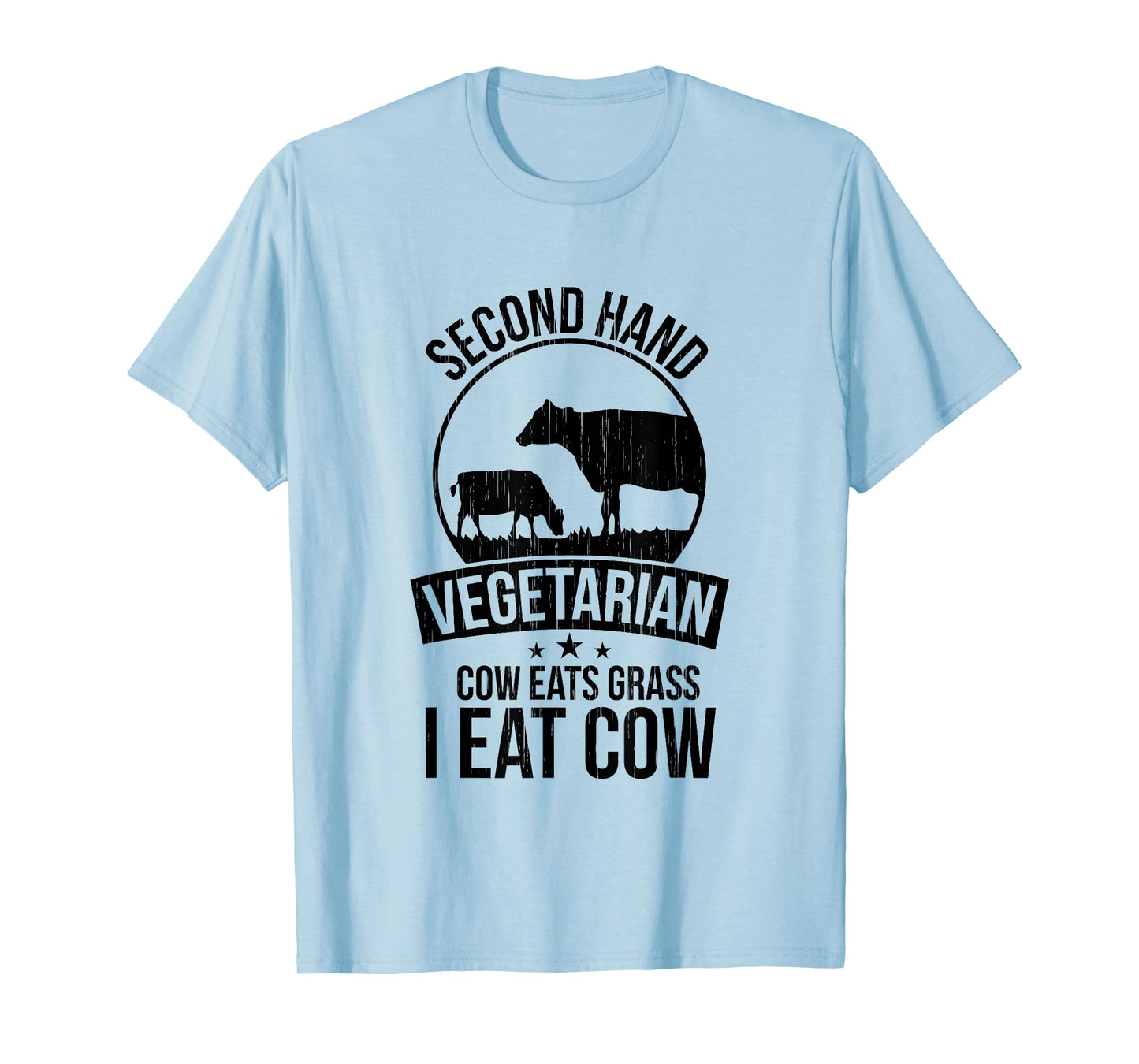 2nd Hand Vegetarian Shirt Funny Carnivore BBQ Meat Eater T-Shirt