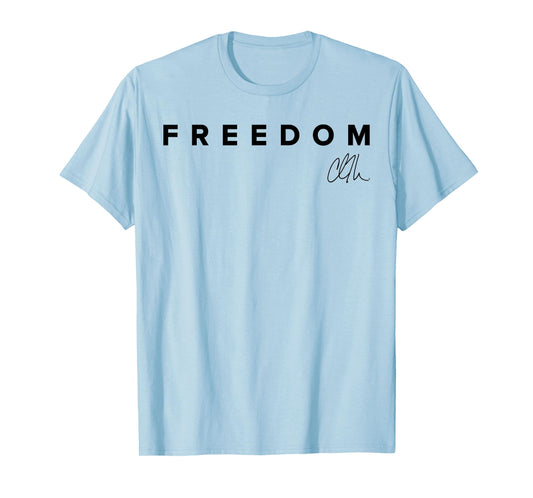 White Freedom Shirt for Men Women T-Shirt