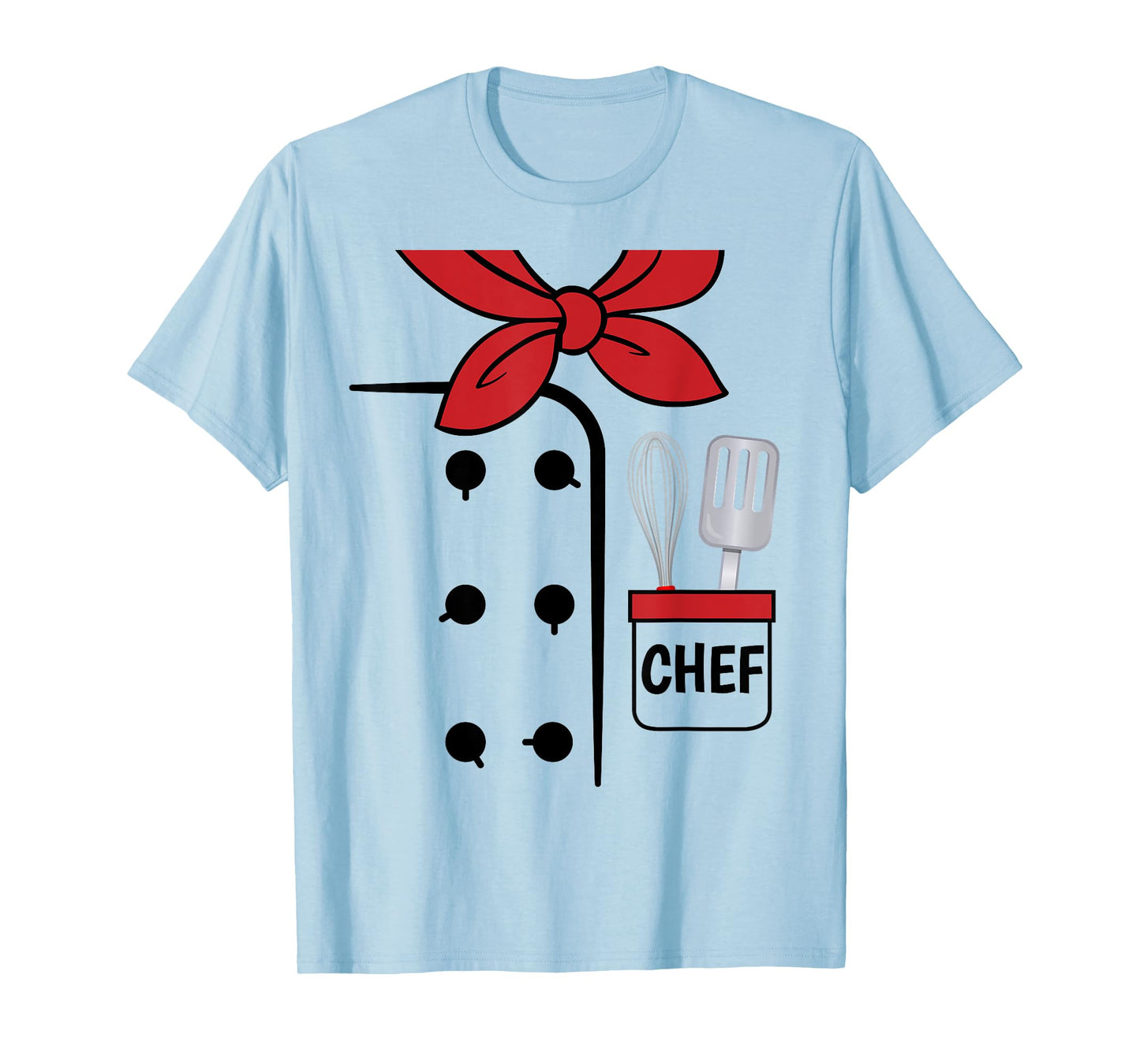 Cook Chef Coat Costume Funny Halloween Shirt Kids Adults T-Shirt