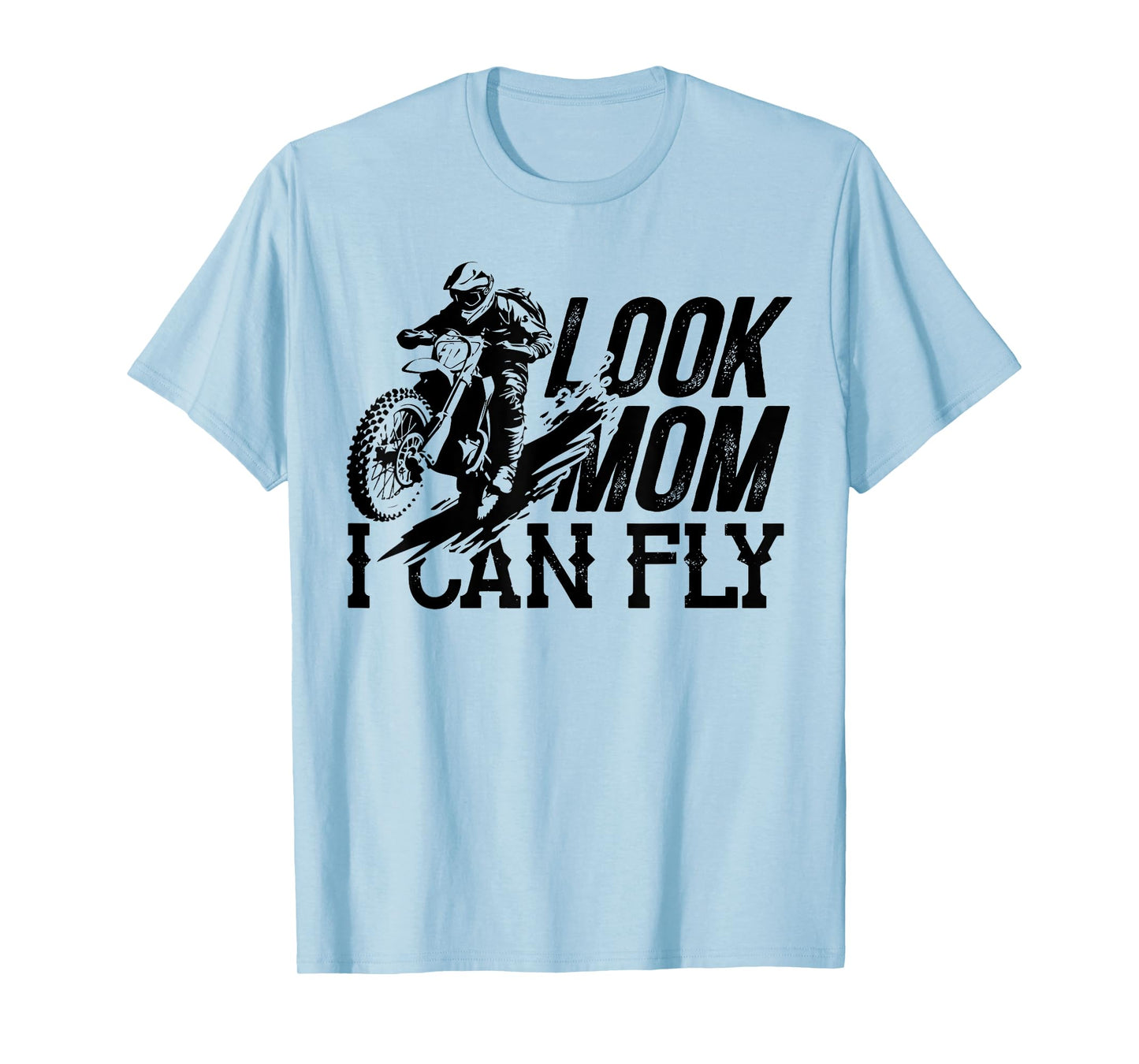 Look Mom I Can Fly Funny Mother's Day Mom Daughter Son Gift T-Shirt