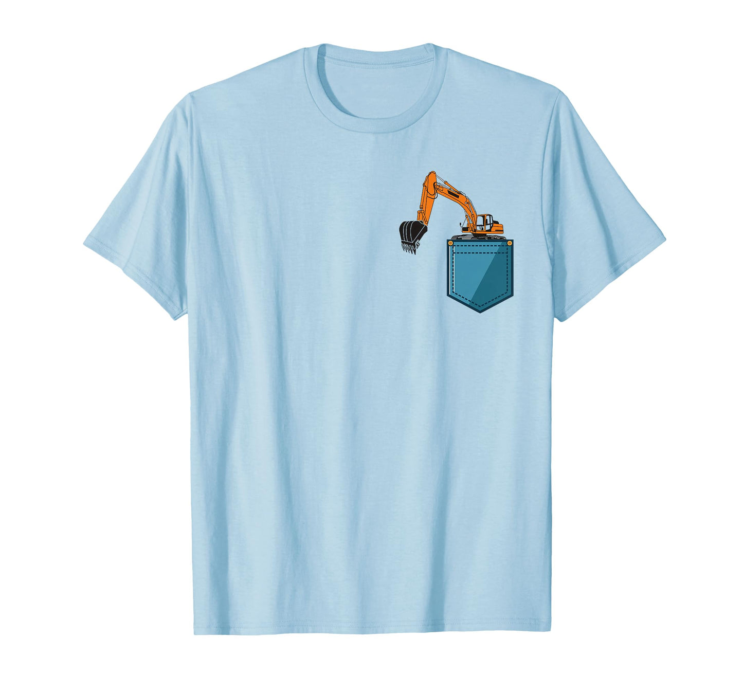 Construction Excavator Shirt for Boys Girls Men and Women T-Shirt