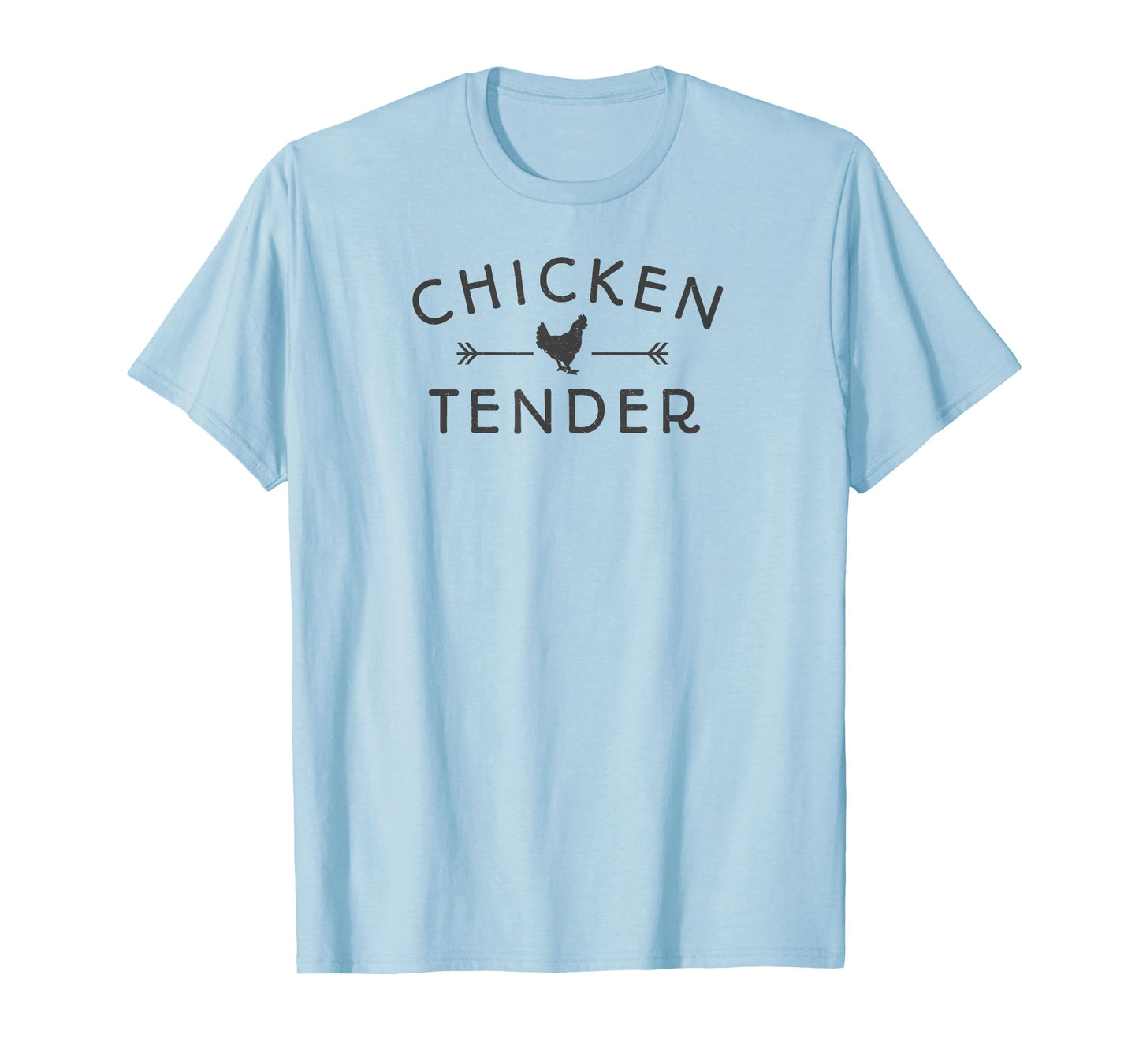 Ordinary Acres Chicken Tender Dark Lettering T-Shirt - Grey, Unisex, Short Sleeve, Classic Fit, Cotton & Polyester Blend, Adult, Casual, Outdoor, Classic Style, Chicken Theme