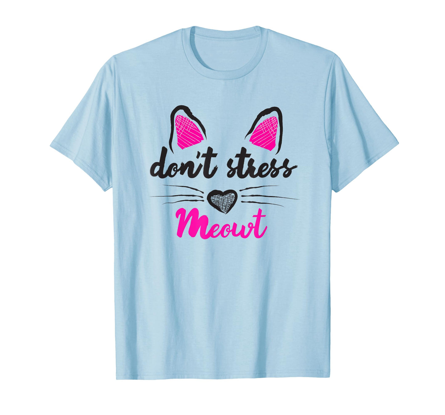 Funny Dont Stress Me Meowt Cat Pun T-Shirt